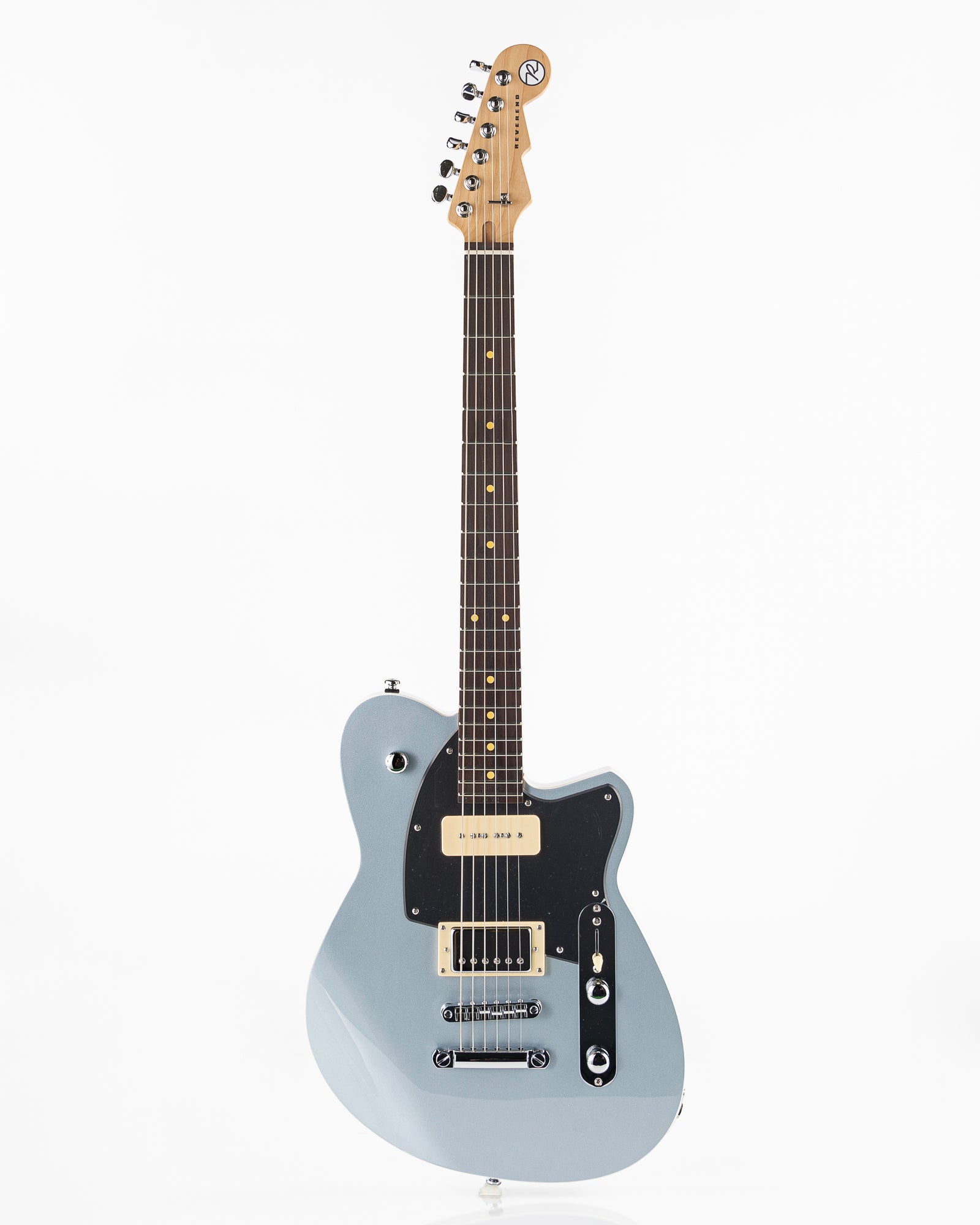 Reverend Bolt-On Series Double Agent OG Electric Guitar - Metallic Silver Freeze