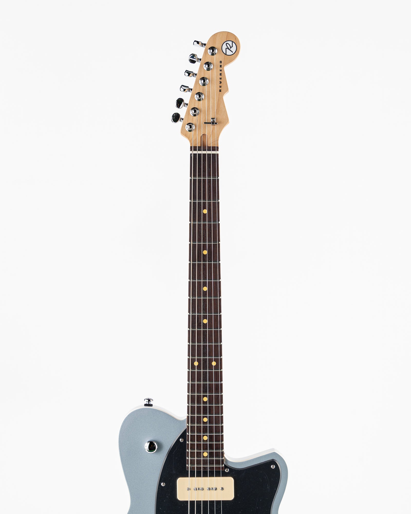 Reverend Bolt-On Series Double Agent OG Electric Guitar - Metallic Silver Freeze