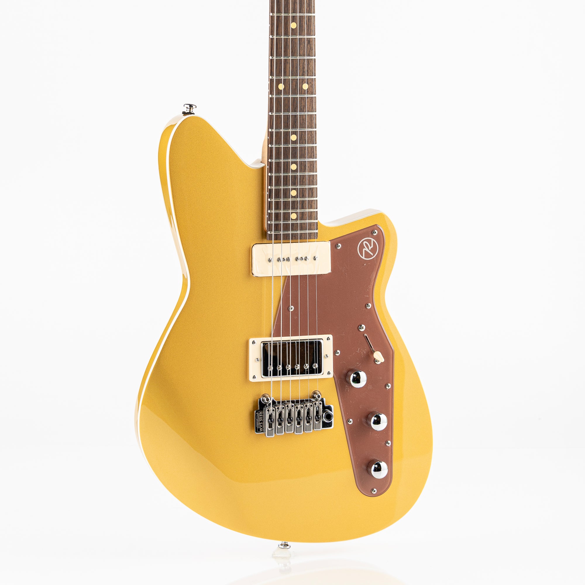 Reverend Bolt-On Series Double Agent W Venetian Edition Limited Dealer Run Electric Guitar - Venetian Gold with Root Beer Pickguard