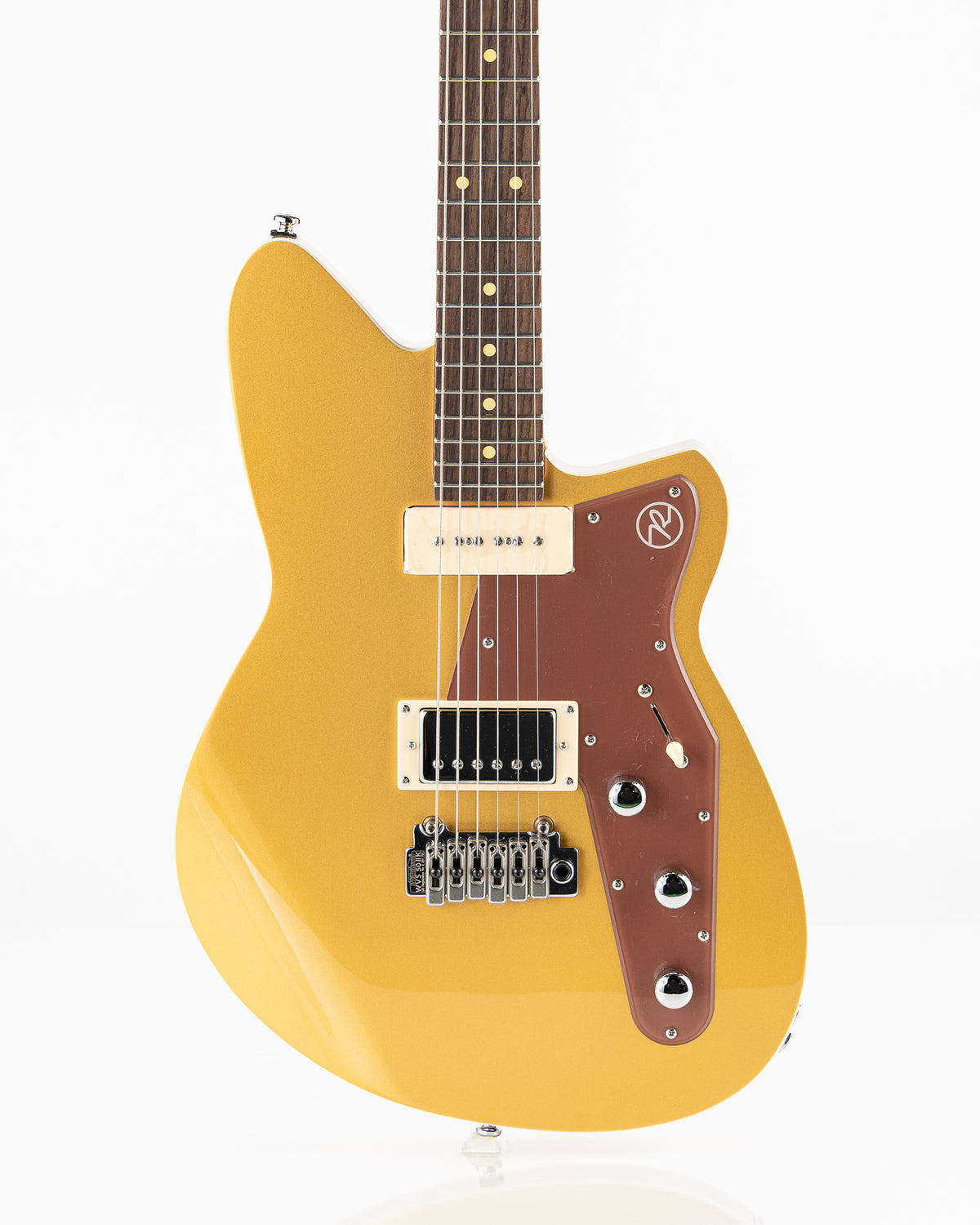 Reverend Bolt-On Series Double Agent W Venetian Edition Limited Dealer Run Electric Guitar - Venetian Gold with Root Beer Pickguard