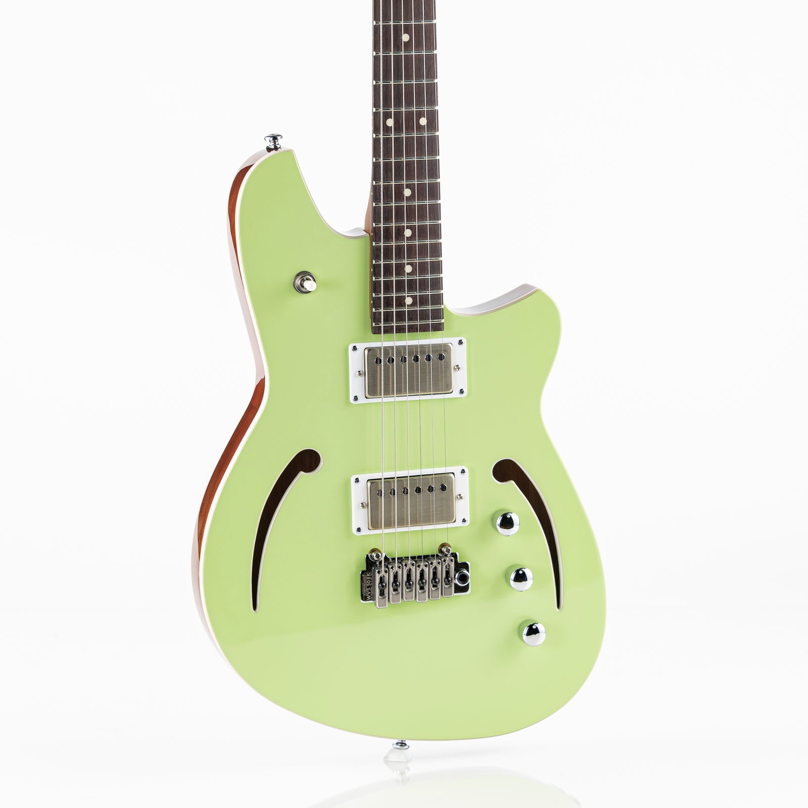 Reverend Bolt-On Series Kingbolt Air HH Semi-Hollow Electric Guitar - Citrus Cream