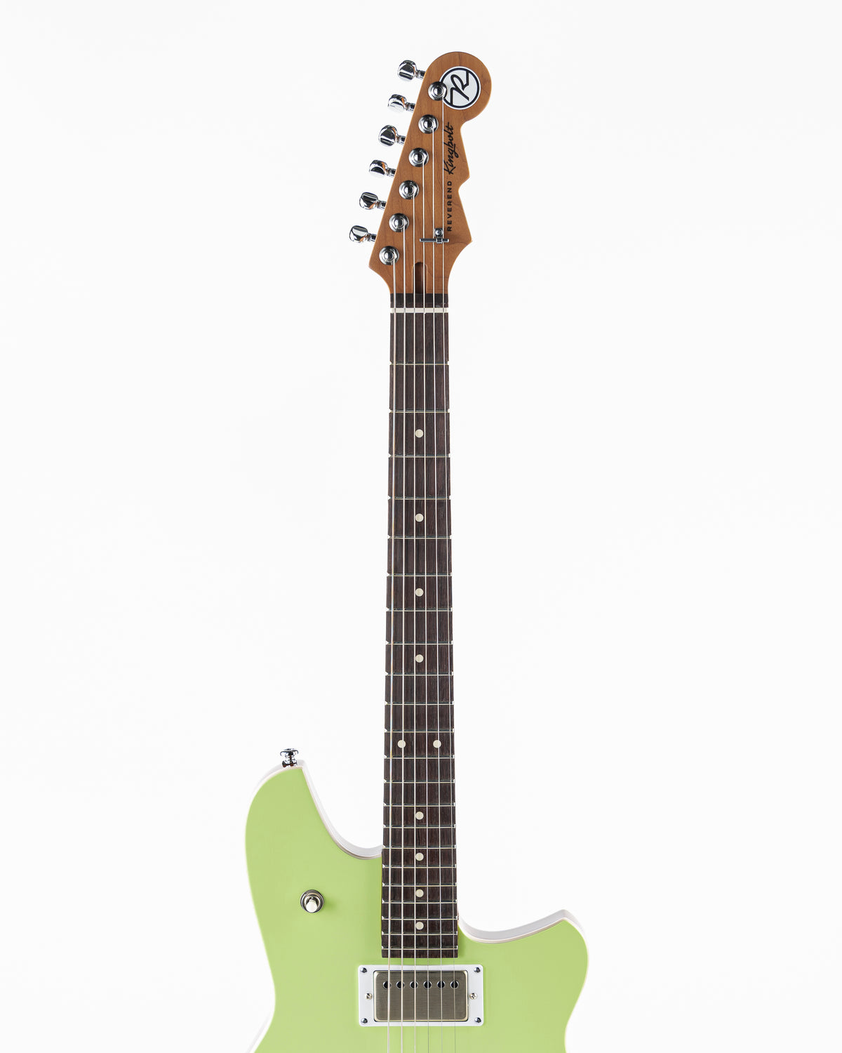 Reverend Bolt-On Series Kingbolt Air HH Semi-Hollow Electric Guitar - Citrus Cream