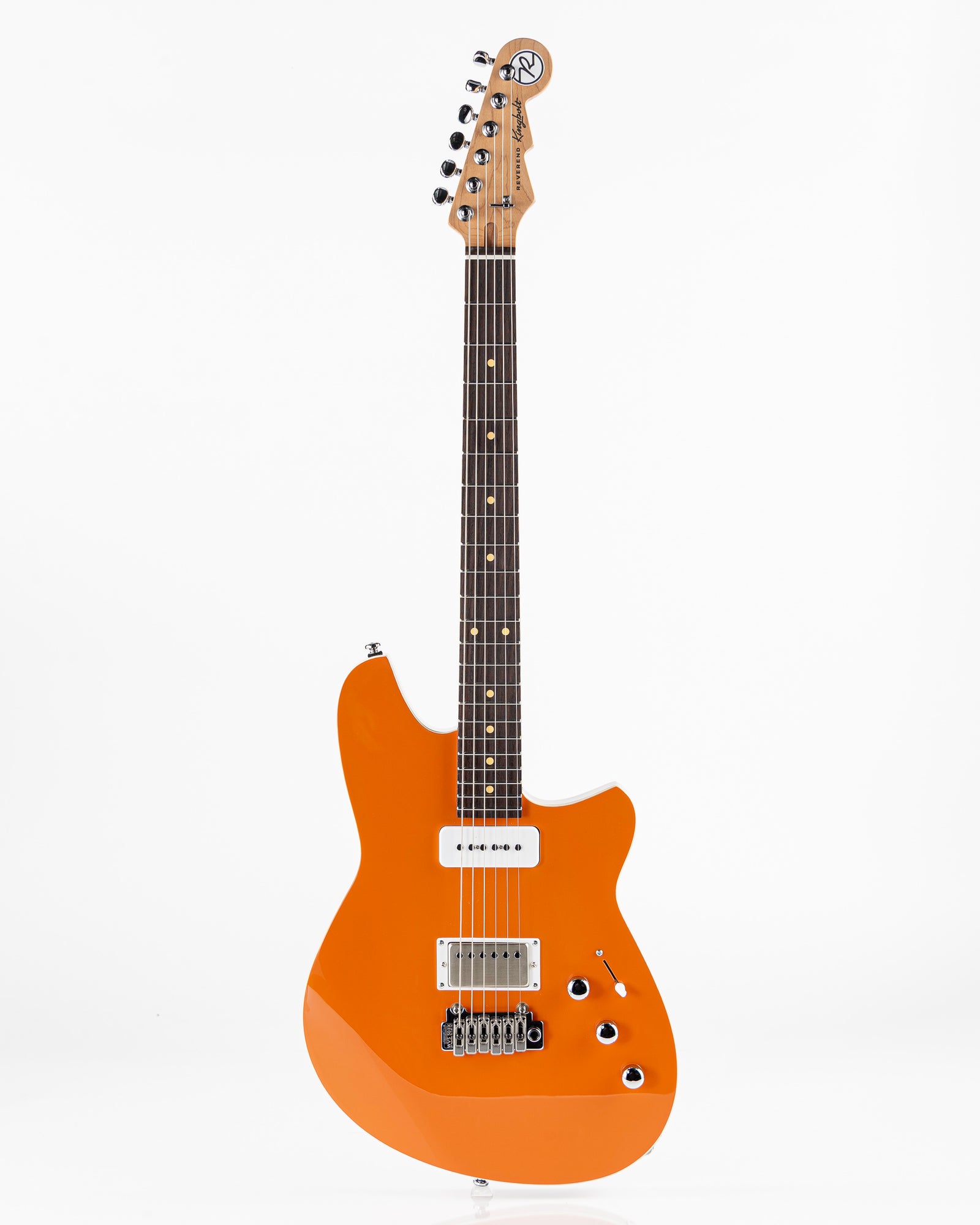 Reverend Bolt-On Series Kingbolt H90 Electric Guitar - Baked Orange
