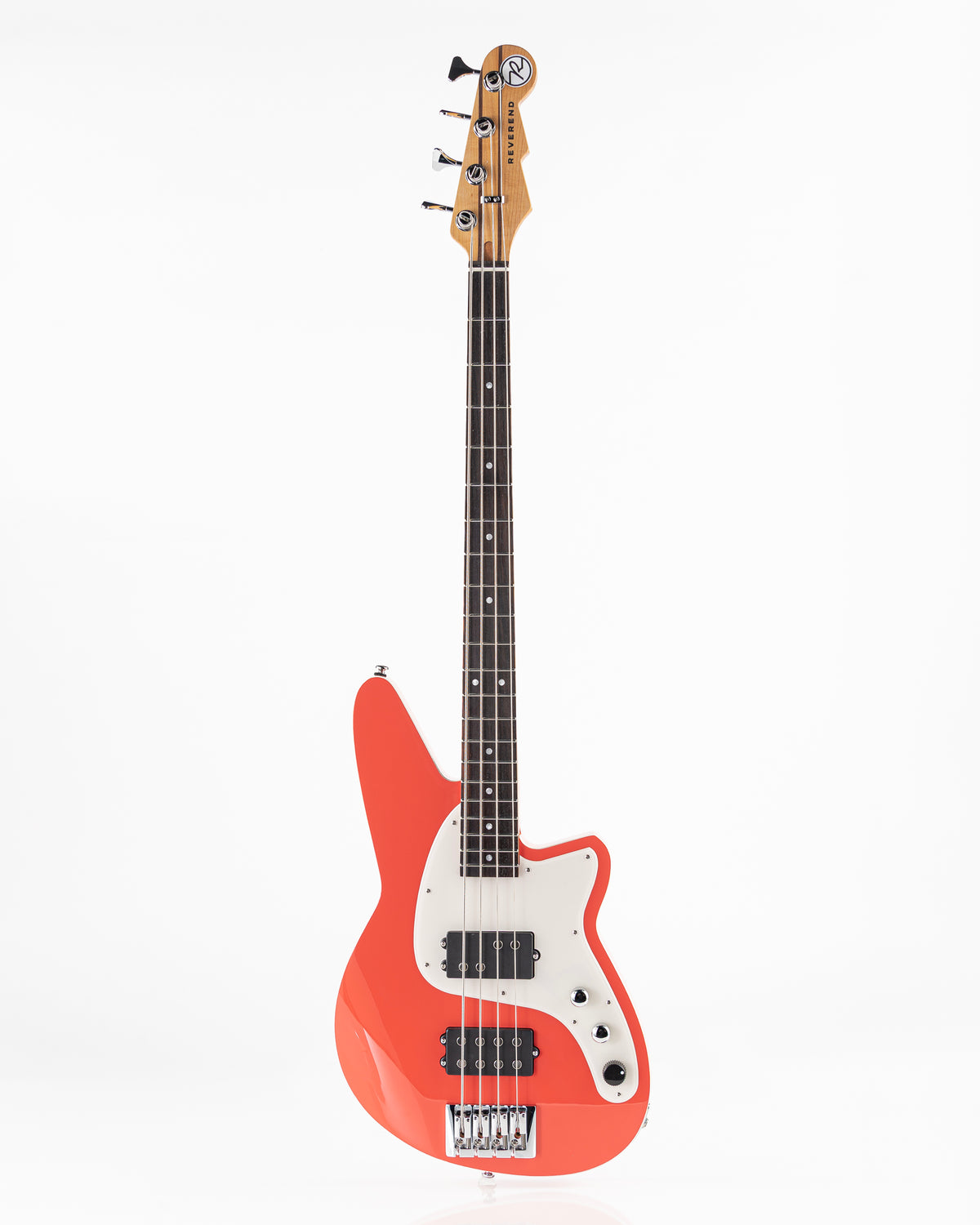 Reverend Bolt-On Series Mercalli 4 Electric Bass - Feisty Red