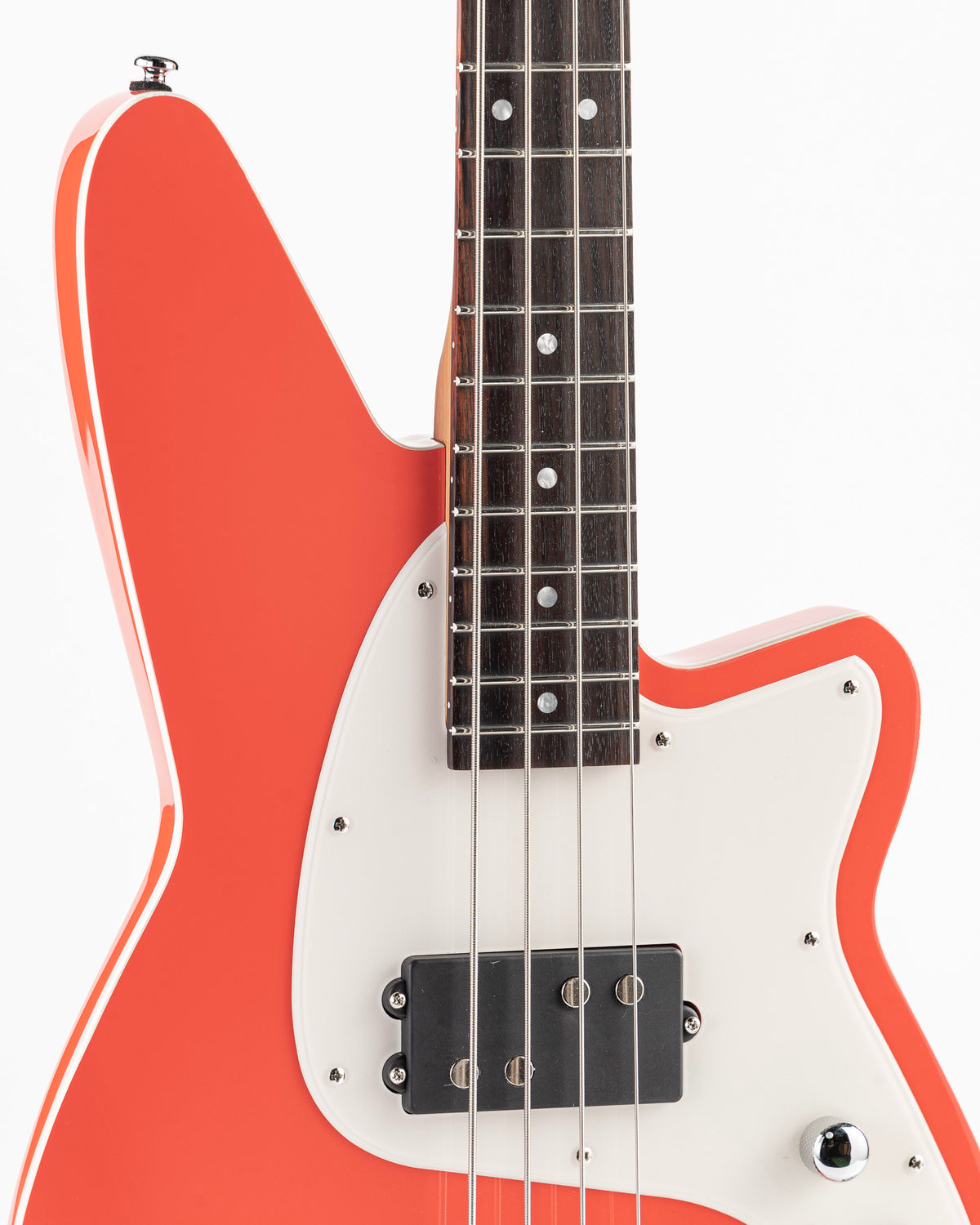 Reverend Bolt-On Series Mercalli 4 Electric Bass - Feisty Red
