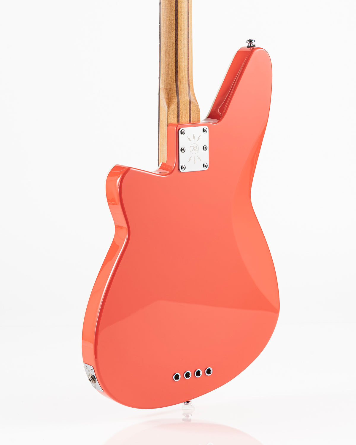 Reverend Bolt-On Series Mercalli 4 Electric Bass - Feisty Red