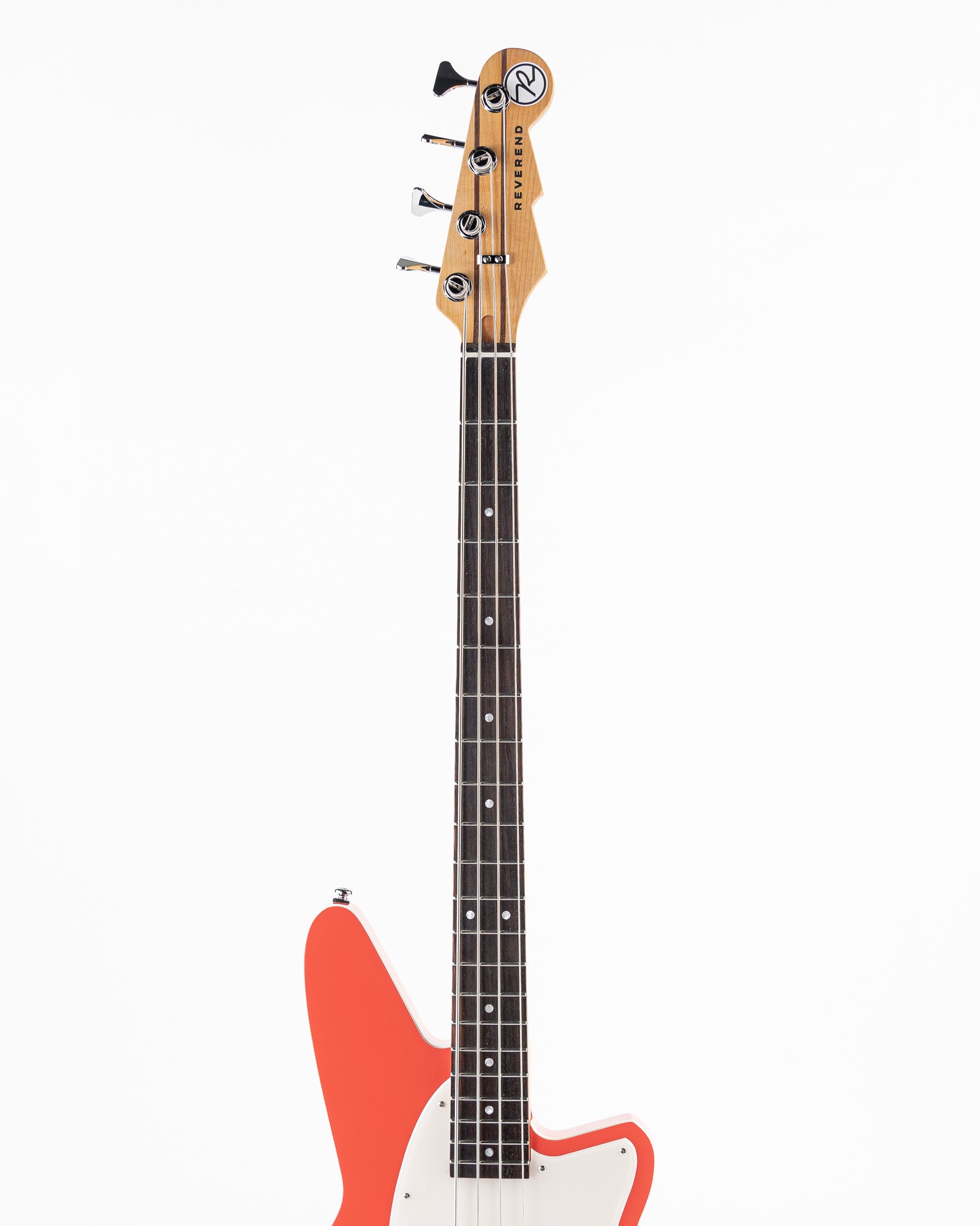 Reverend Bolt-On Series Mercalli 4 Electric Bass - Feisty Red