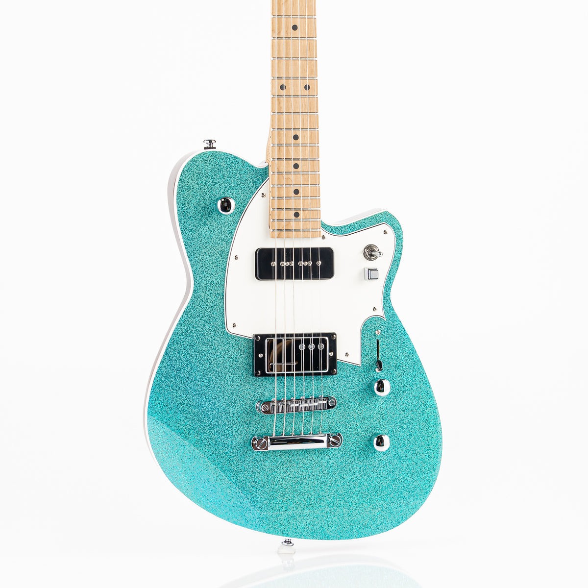 Reverend Chris Freeman Signature Electric Guitar - Turquoise Sparkle