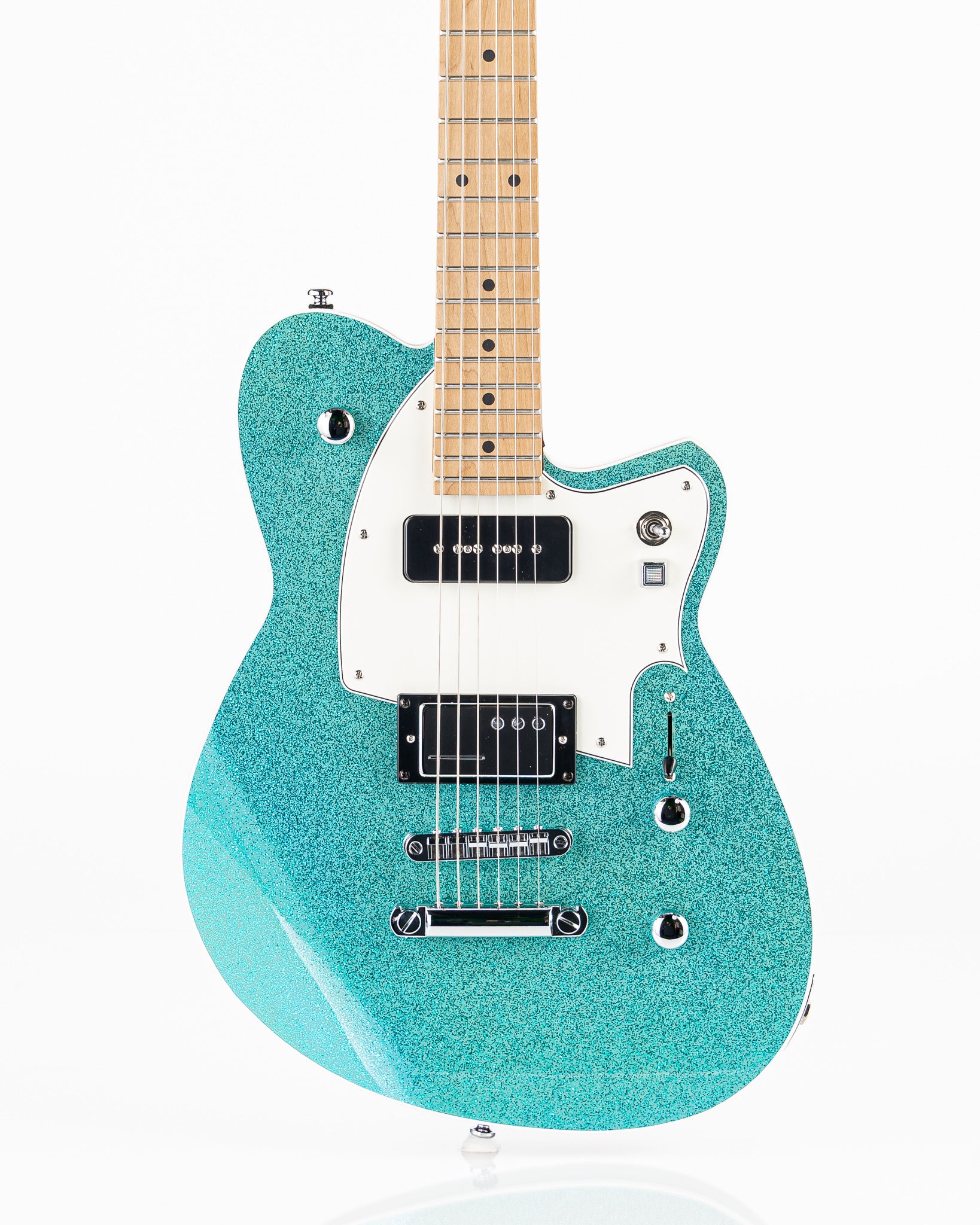 Reverend Chris Freeman Signature Electric Guitar - Turquoise Sparkle
