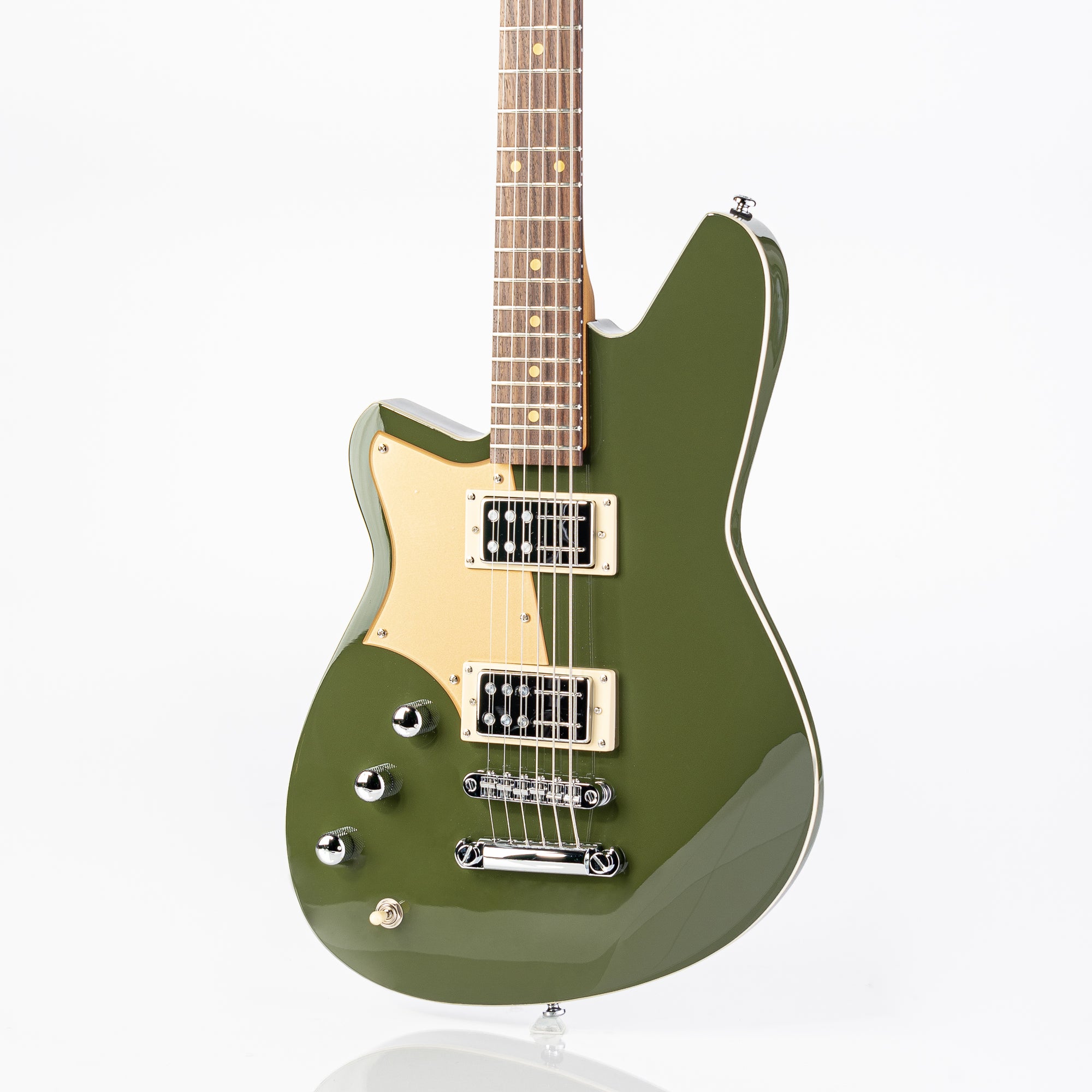 Reverend Descent RA LEFT HANDED Electric Guitar- Army Green