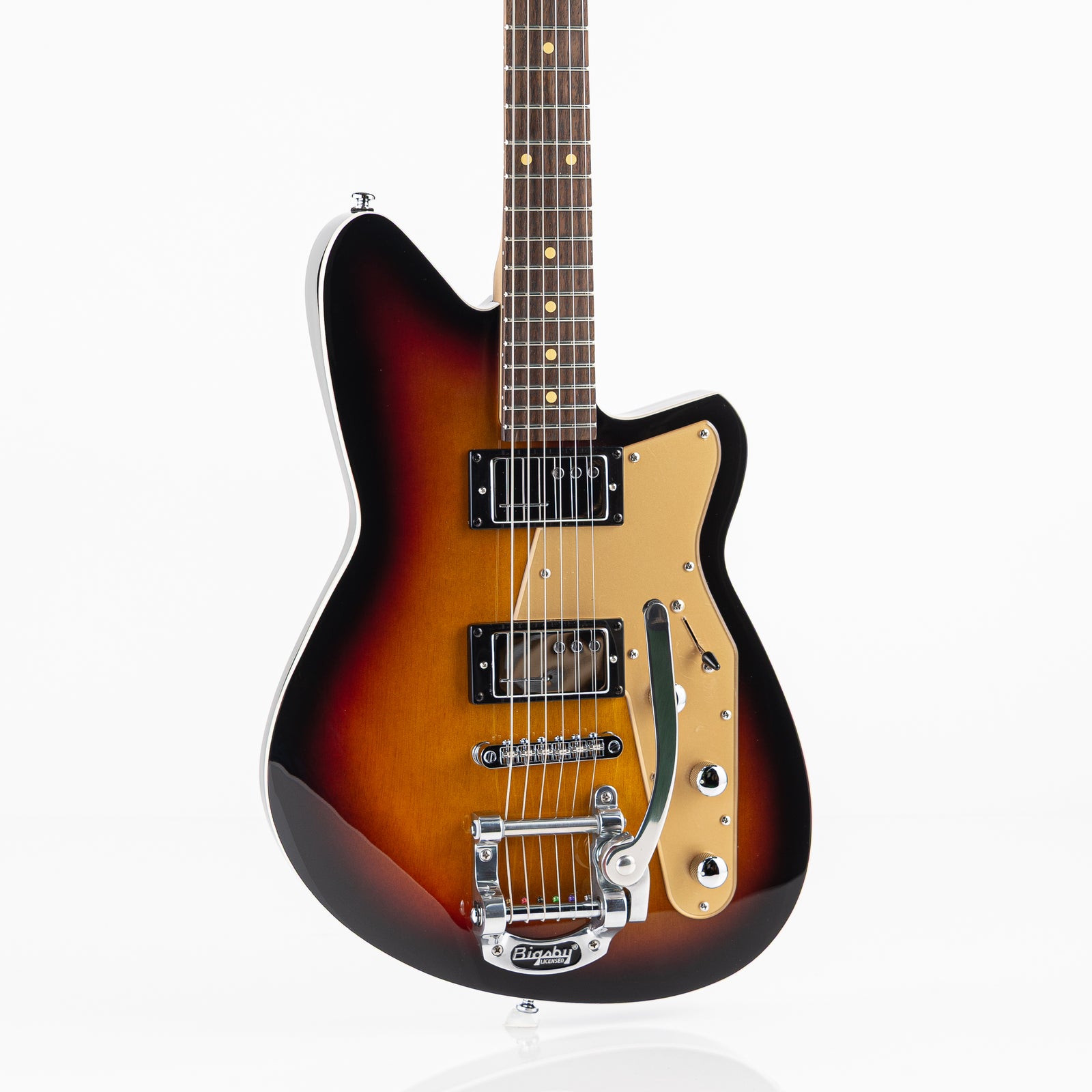 Reverend Bolt-On Series Jetstream HC Bigsby Electric Guitar - 3-Tone Burst
