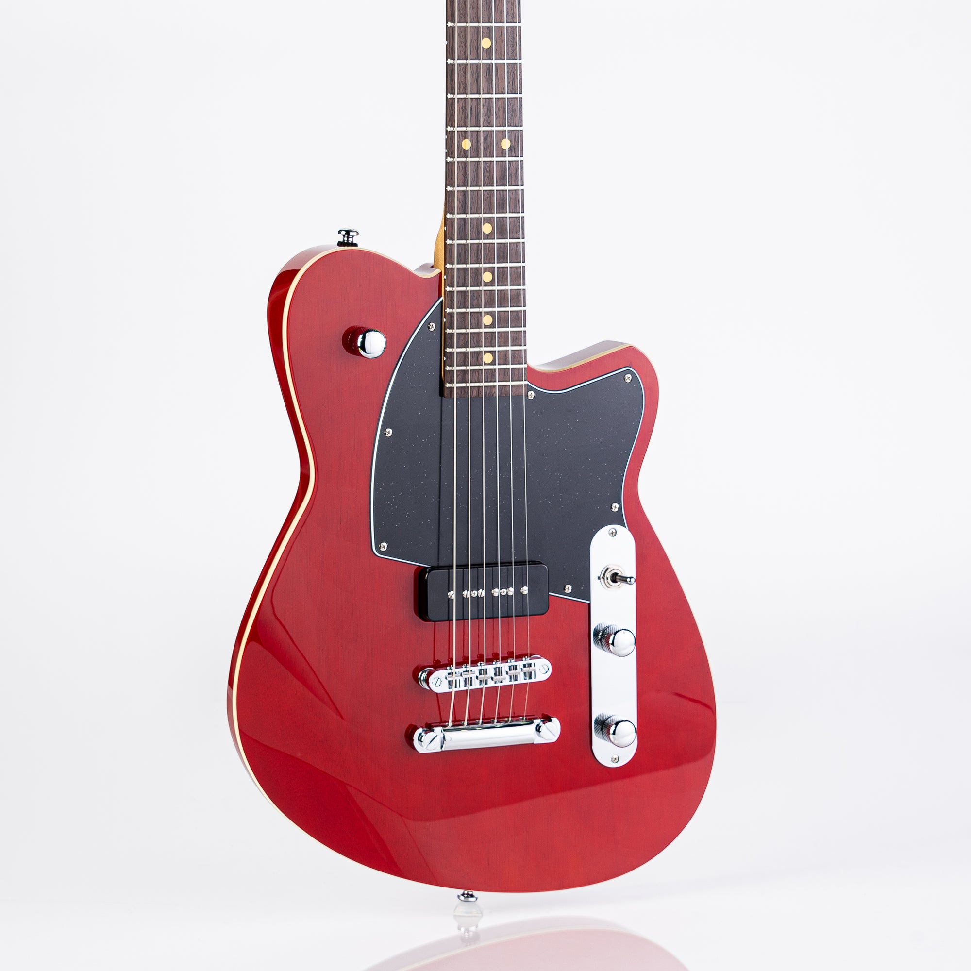 Reverend Limited Edition Charger Jr. Electric Guitar - Transparent Cherry