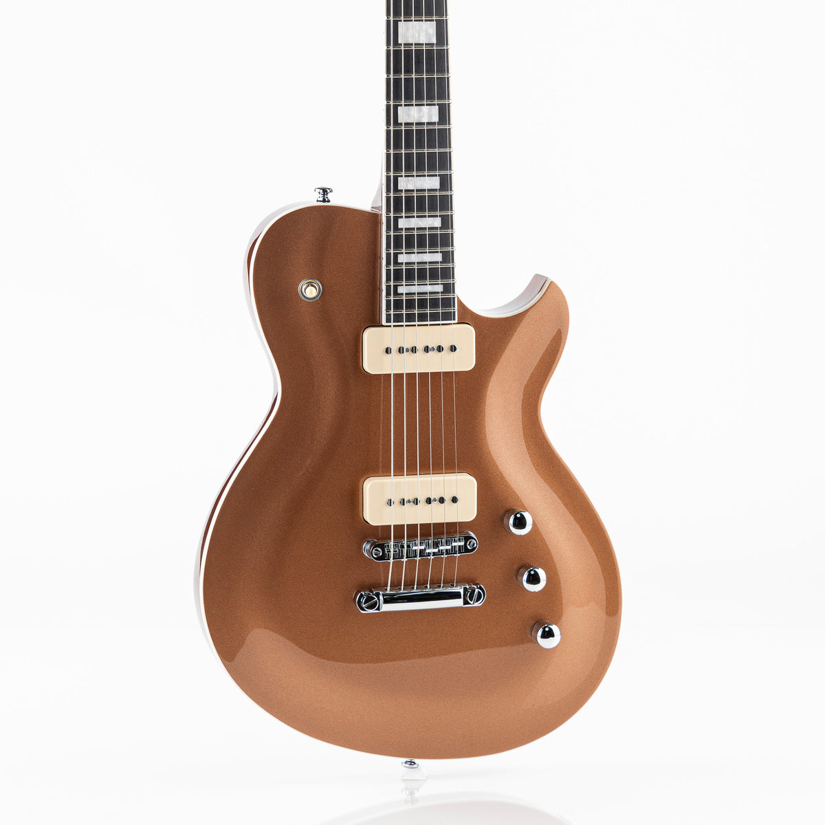 Reverend Set-Neck Series Roundhouse 290 Electric Guitar - Metallic Bronze