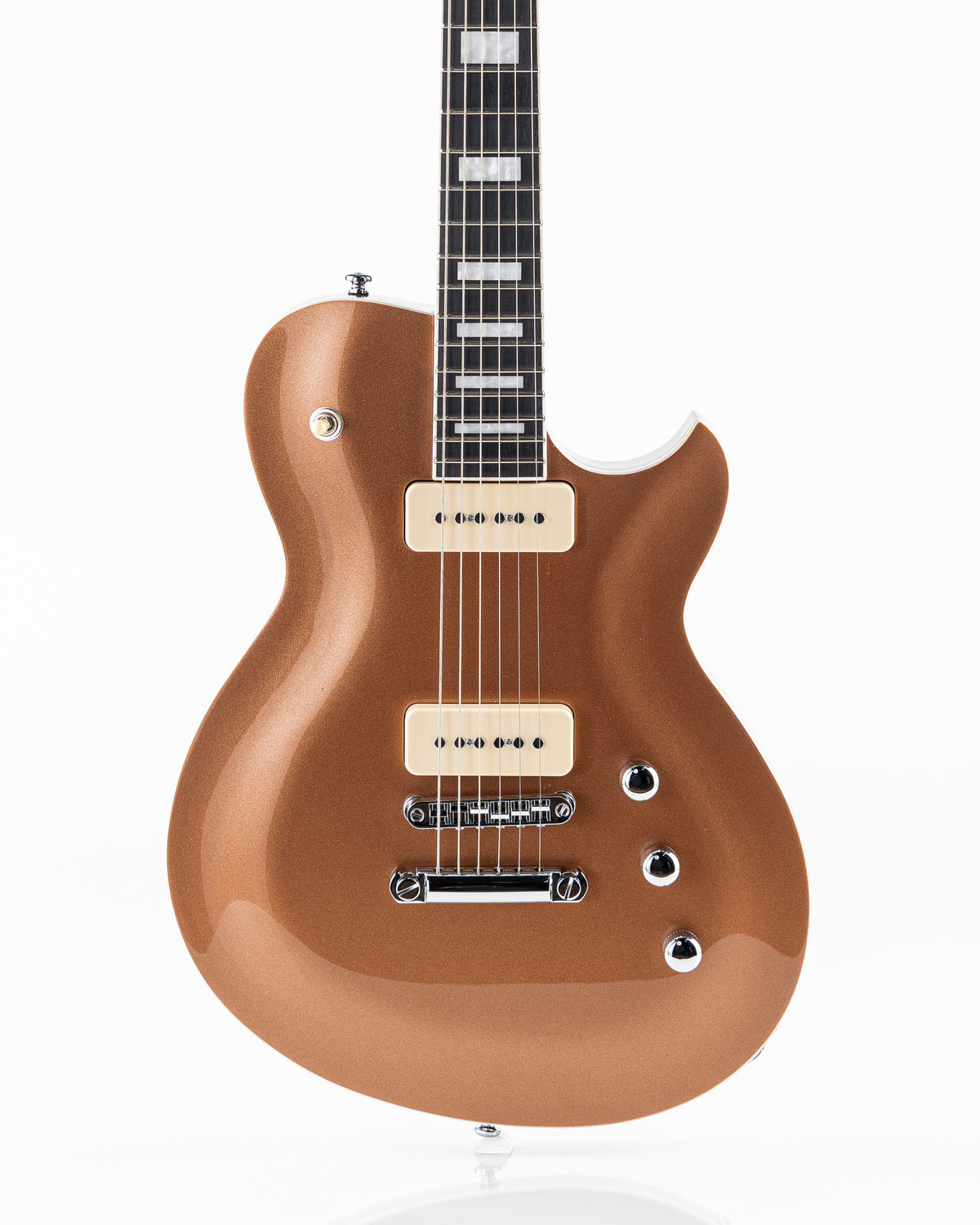 Reverend Set-Neck Series Roundhouse 290 Electric Guitar - Metallic Bronze