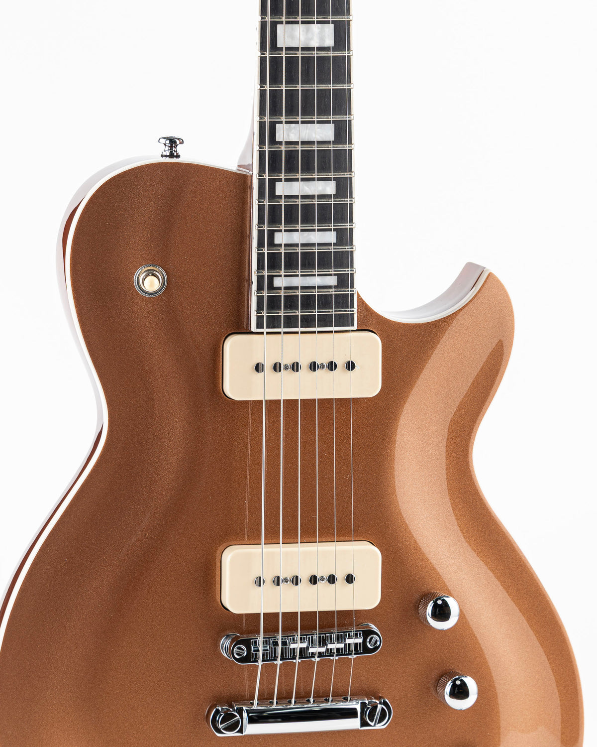 Reverend Set-Neck Series Roundhouse 290 Electric Guitar - Metallic Bronze