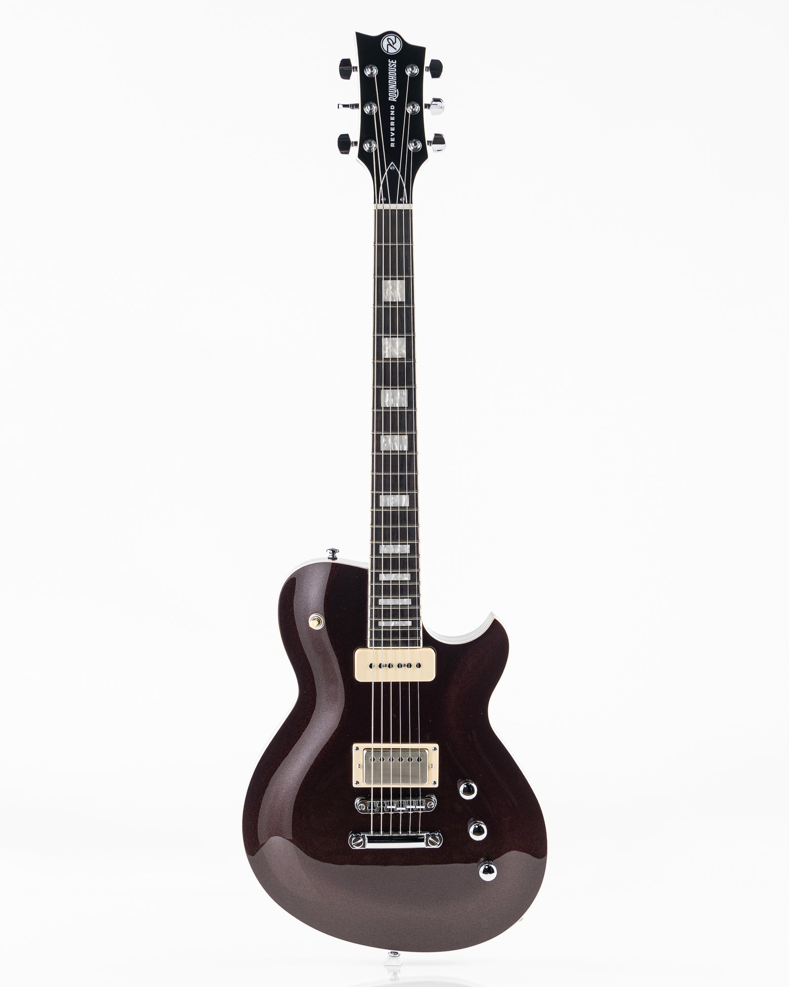 Reverend Set-Neck Series Roundhouse H90 Electric Guitar - Metallic Bordeaux