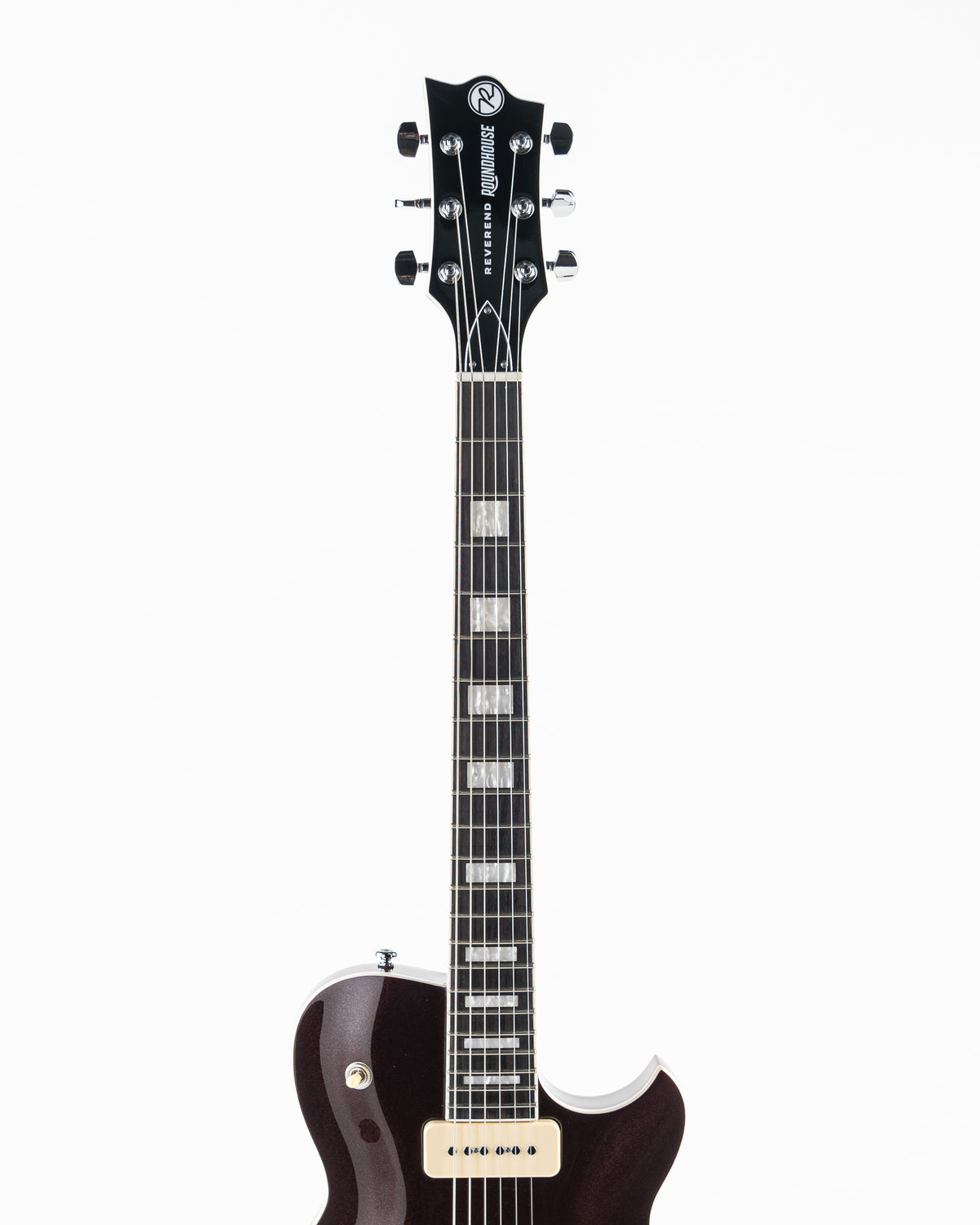 Reverend Set-Neck Series Roundhouse H90 Electric Guitar - Metallic Bordeaux