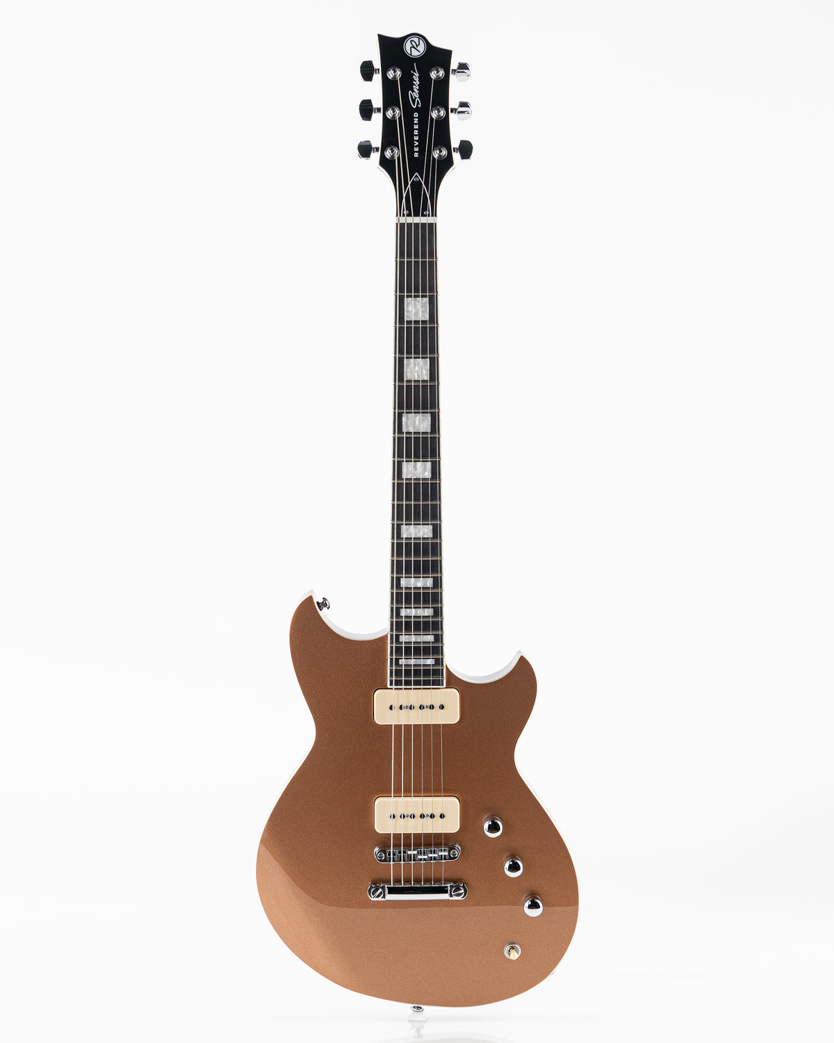 Reverend Set-Neck Series Sensei 290 Electric Guitar - Metallic Bronze