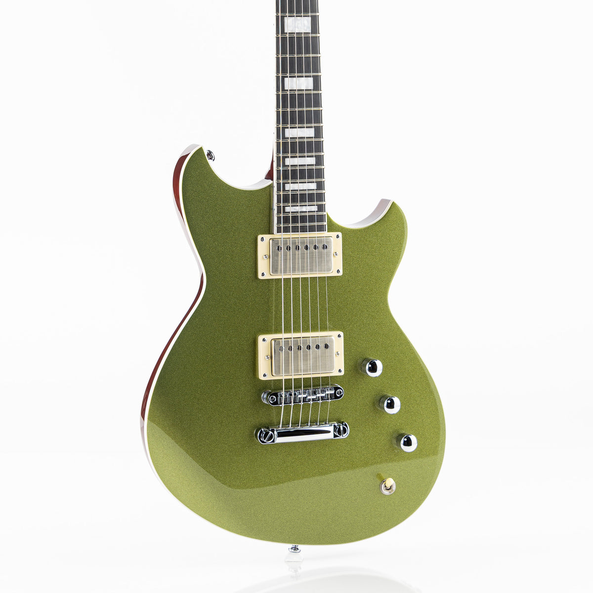 Reverend Set-Neck Series Sensei HH Electric Guitar - Metallic Limeade