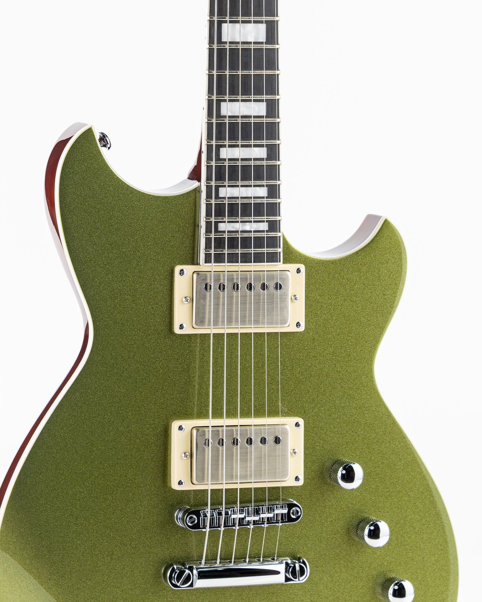 Reverend Set-Neck Series Sensei HH Electric Guitar - Metallic Limeade