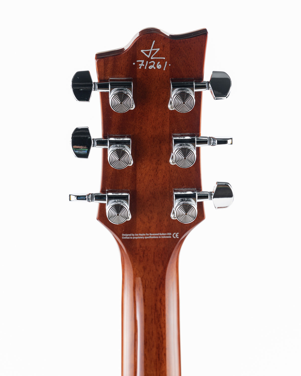 Reverend Set-Neck Series Sensei Jr. H Electric Guitar - Metallic Bordeaux
