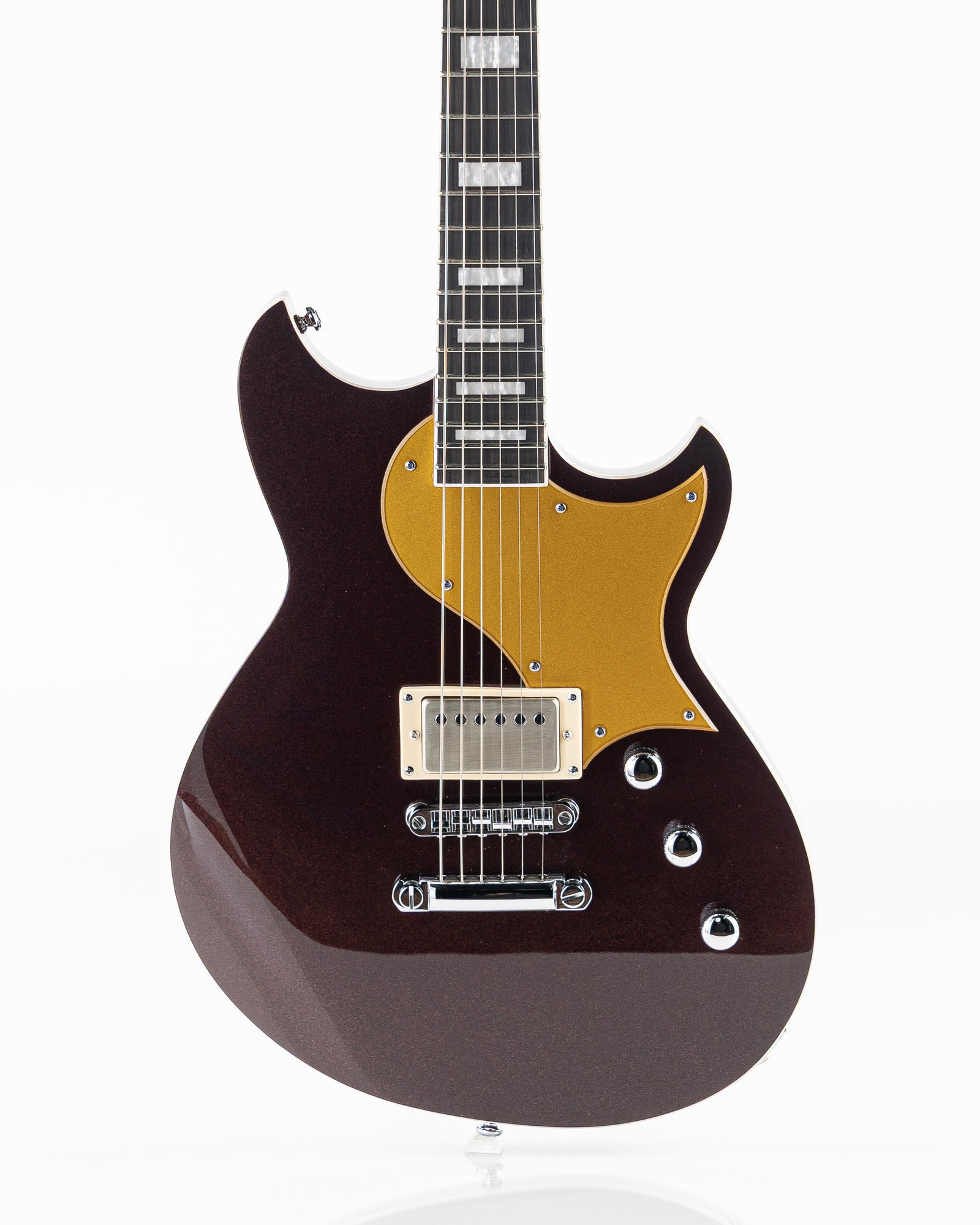 Reverend Set-Neck Series Sensei Jr. H Electric Guitar - Metallic Bordeaux