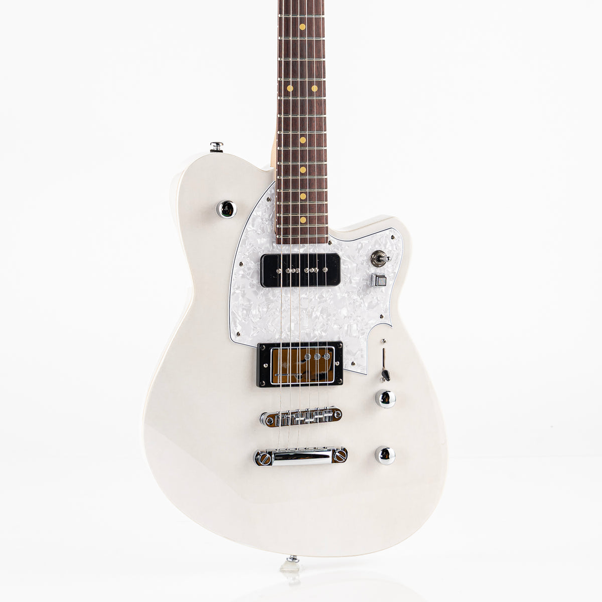 Reverend Signature Series Chris Freeman Signature Electric Guitar - Transparent White