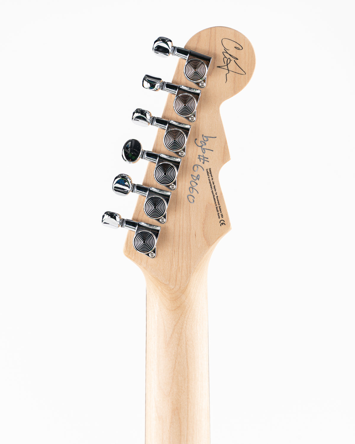 Reverend Signature Series Chris Freeman Signature Electric Guitar - Transparent White