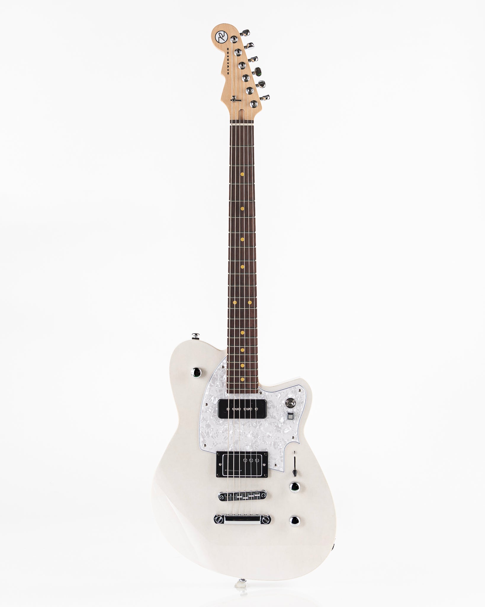 Reverend Signature Series Chris Freeman Signature Electric Guitar - Transparent White