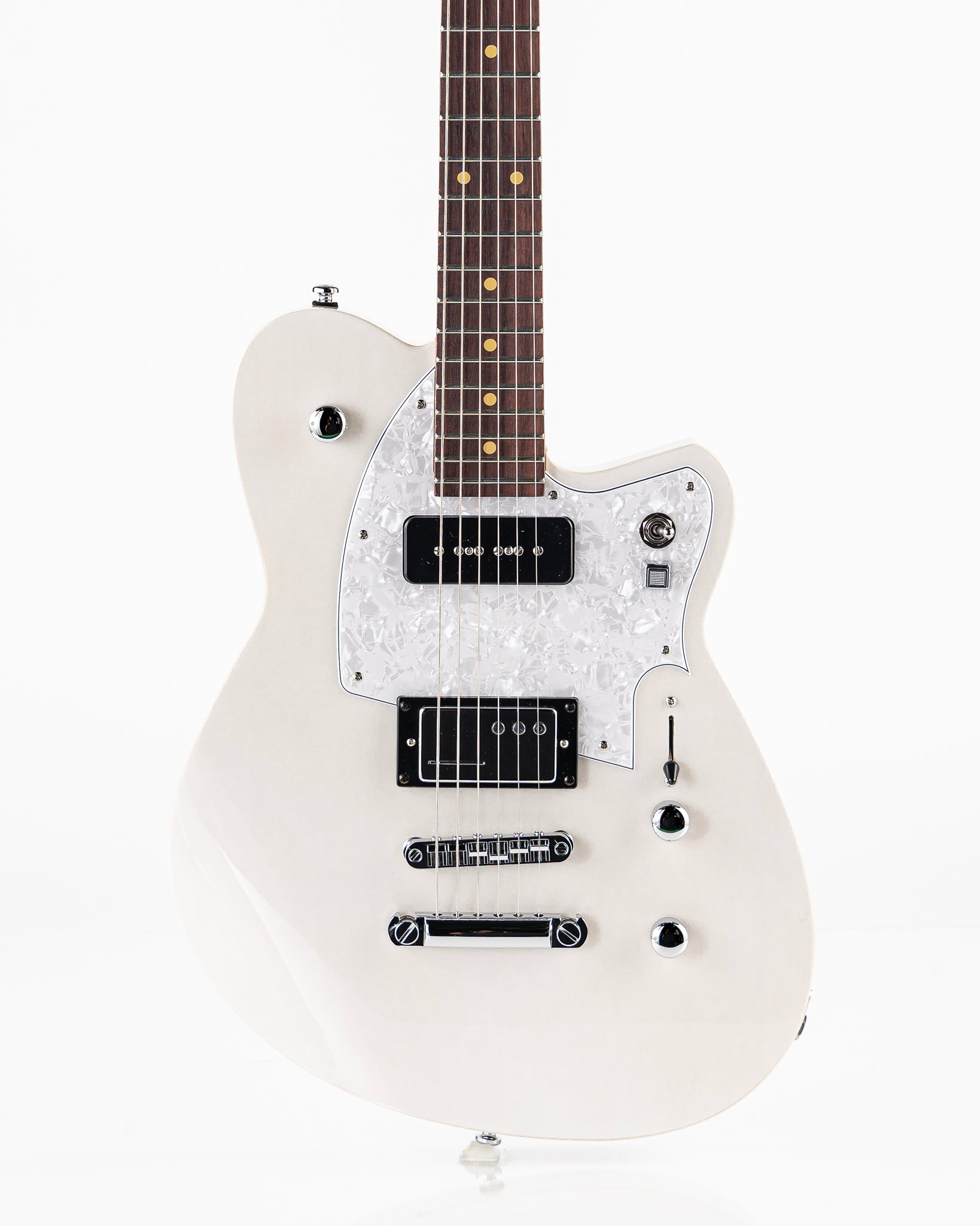 Reverend Signature Series Chris Freeman Signature Electric Guitar - Transparent White