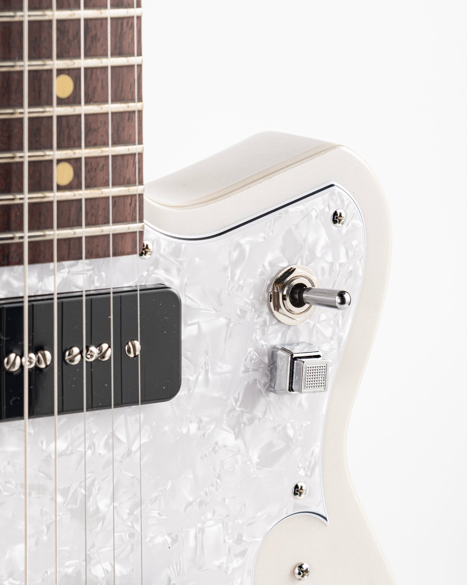 Reverend Signature Series Chris Freeman Signature Electric Guitar - Transparent White