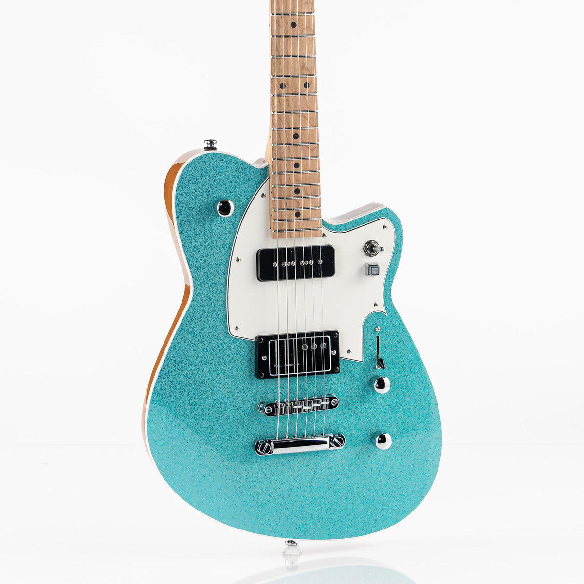 Reverend Signature Series Chris Freeman Signature Electric Guitar - Turquoise Sparkle