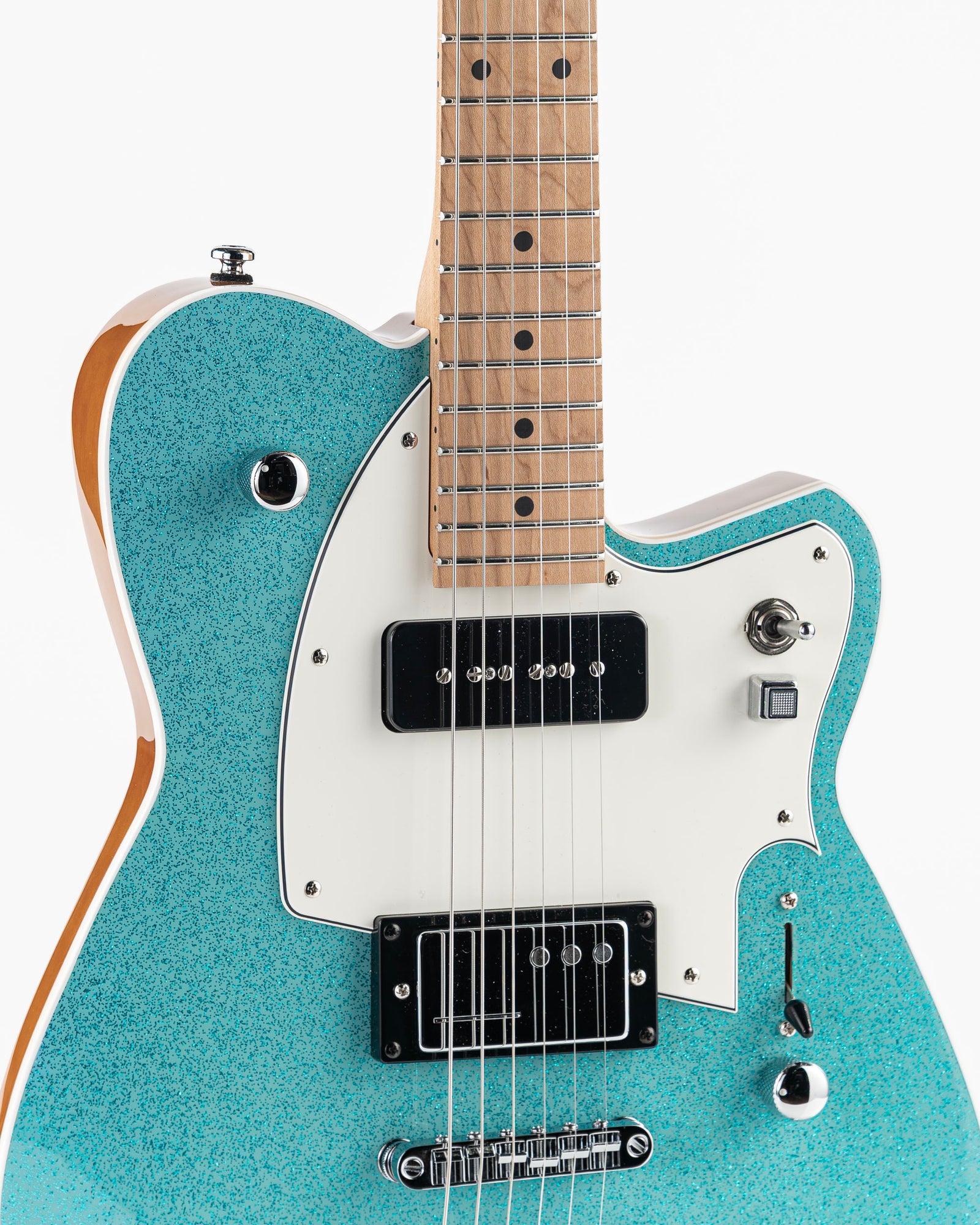 Reverend Signature Series Chris Freeman Signature Electric Guitar - Turquoise Sparkle