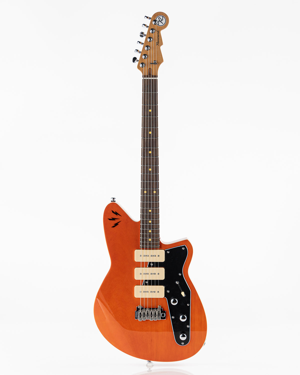 Reverend Signature Series Ron Asheton Jetstream 390 Electric Guitar - Transparent Rock Orange