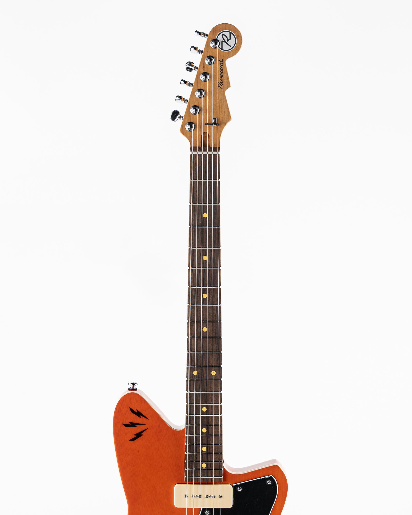 Reverend Signature Series Ron Asheton Jetstream 390 Electric Guitar - Transparent Rock Orange