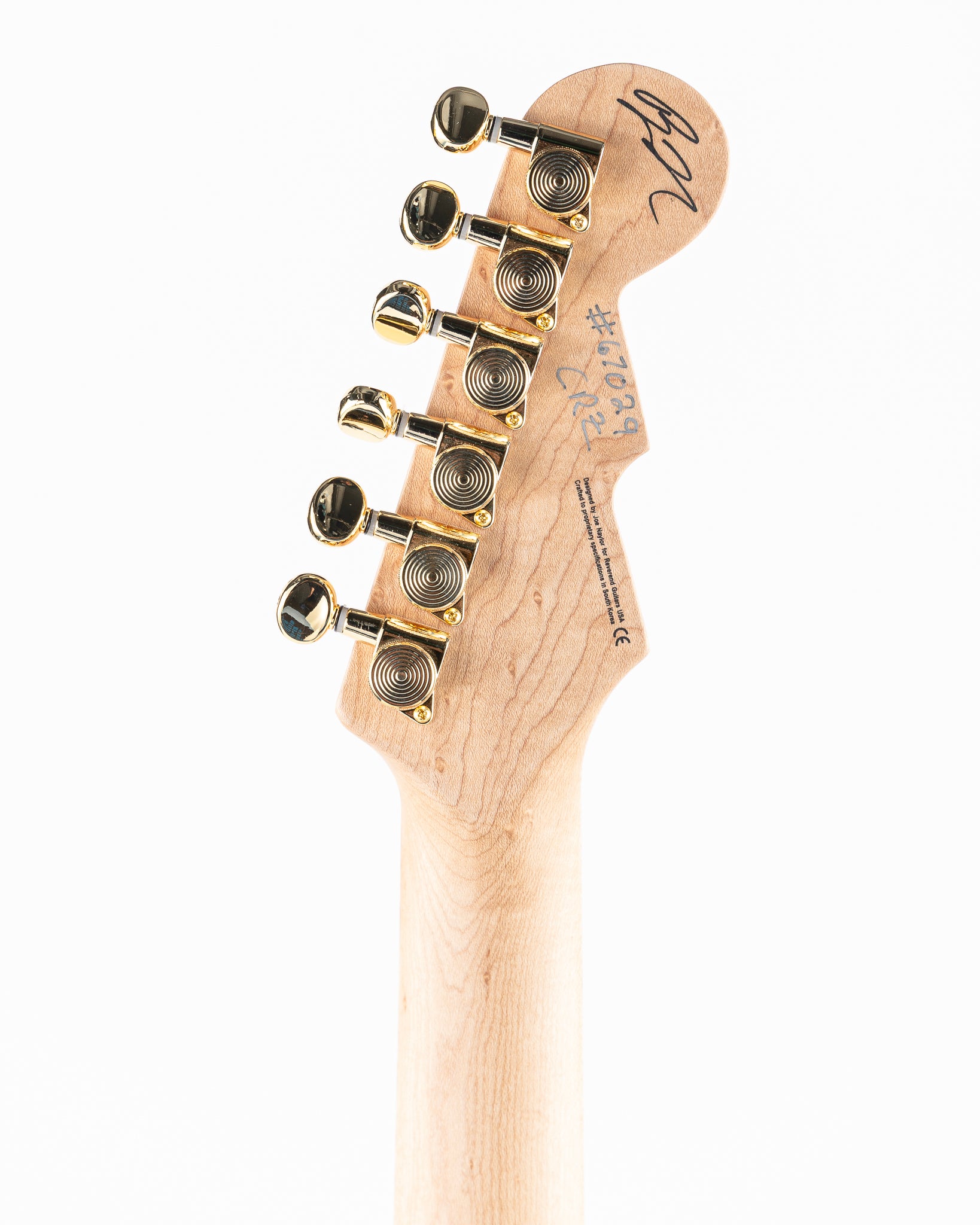 Reverend Signature Series Ryan Malicsi Electric Guitar - White Gold Sparkle