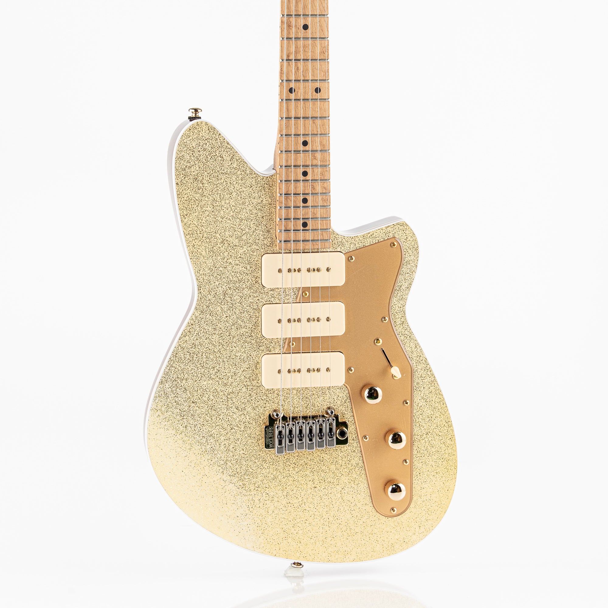 Reverend Signature Series Ryan Malicsi Electric Guitar - White Gold Sparkle