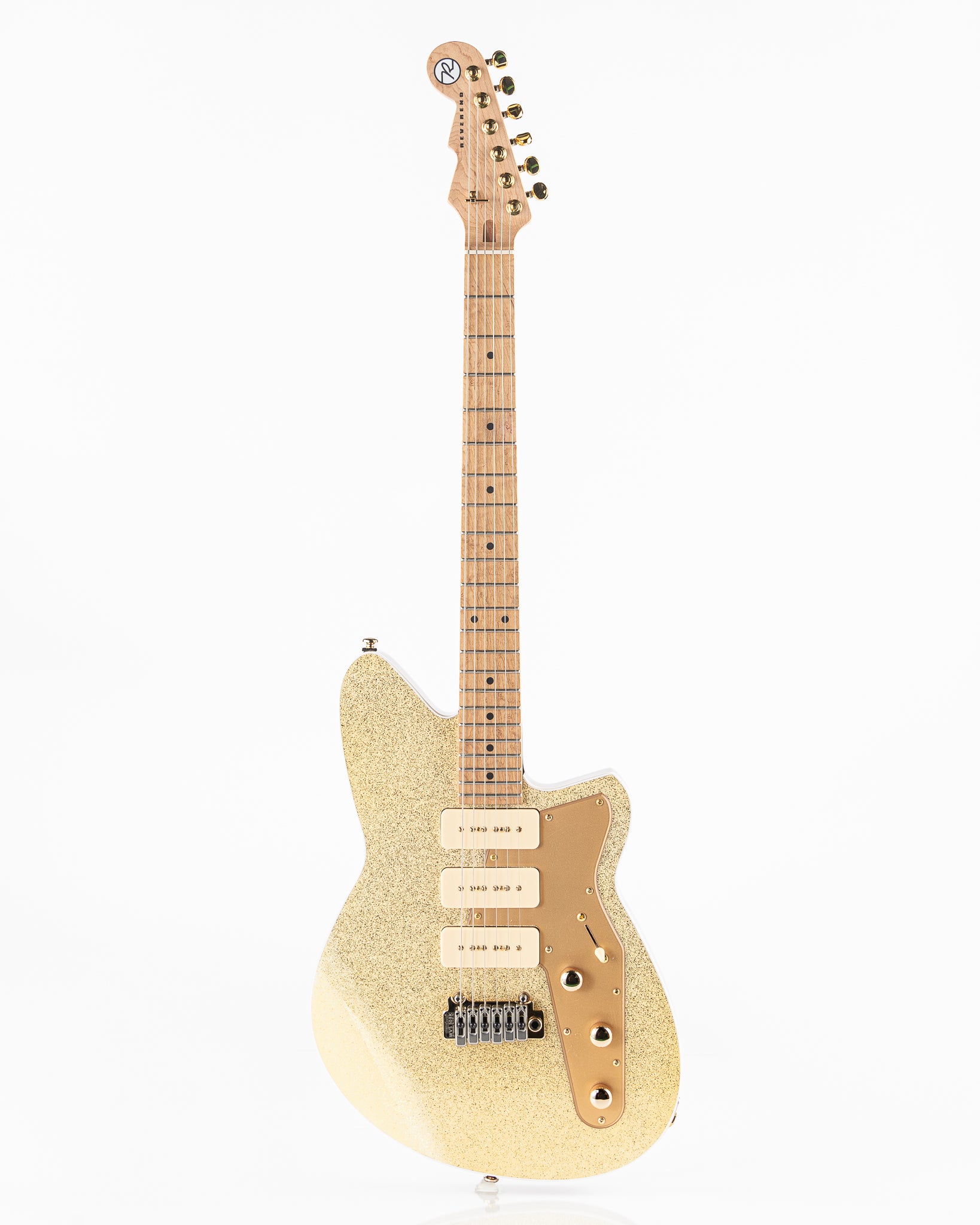 Reverend Signature Series Ryan Malicsi Electric Guitar - White Gold Sparkle