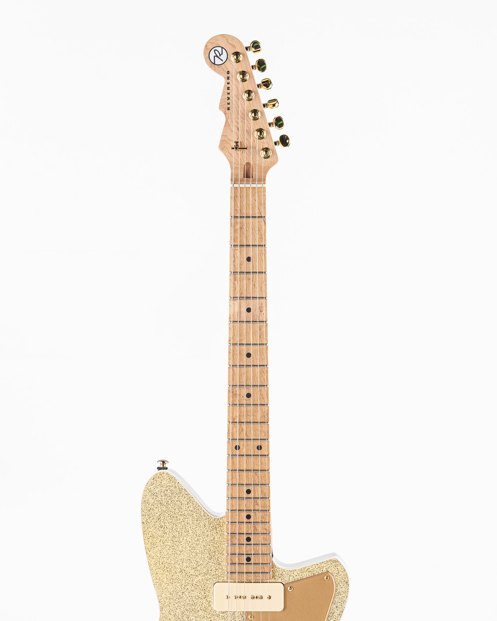 Reverend Signature Series Ryan Malicsi Electric Guitar - White Gold Sparkle