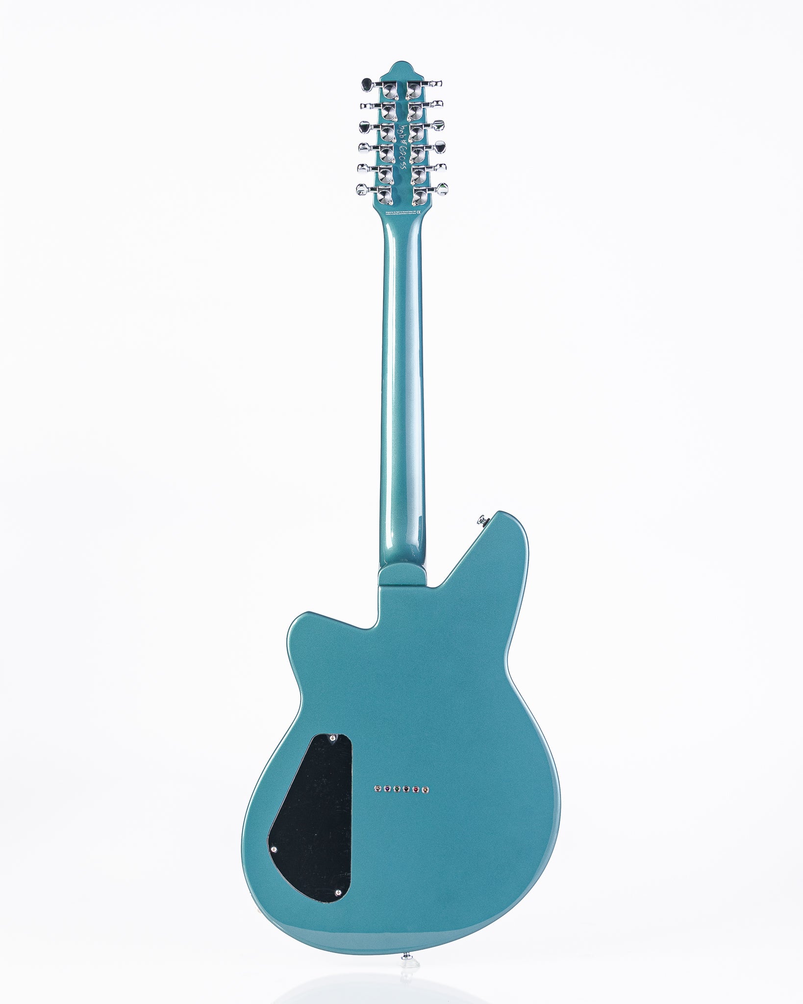 Reverend Set-Neck Series Airwave 12 Semi-Hollow 12-String Electric Guitar - Deep Sea Blue