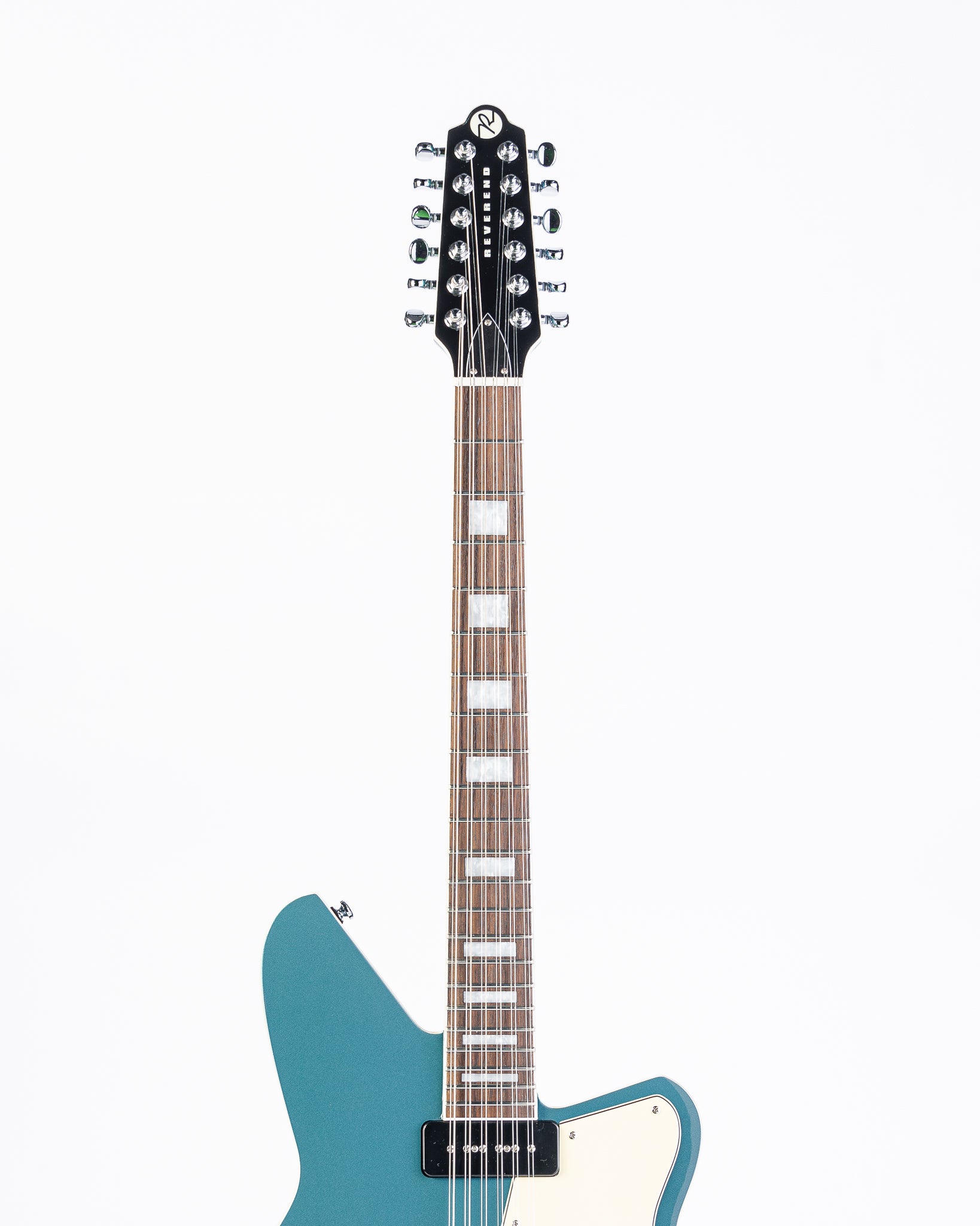 Reverend Set-Neck Series Airwave 12 Semi-Hollow 12-String Electric Guitar - Deep Sea Blue