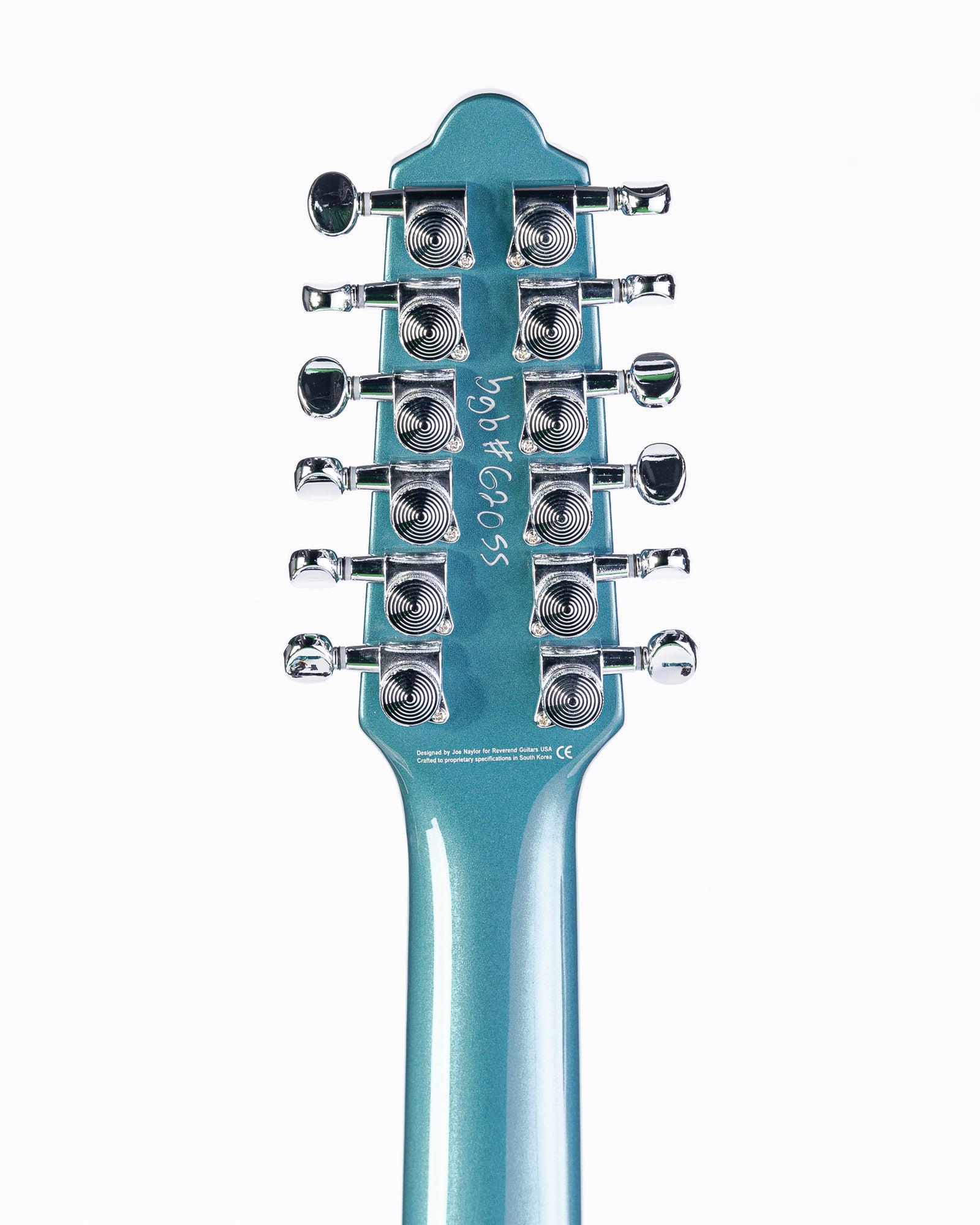 Reverend Set-Neck Series Airwave 12 Semi-Hollow 12-String Electric Guitar - Deep Sea Blue