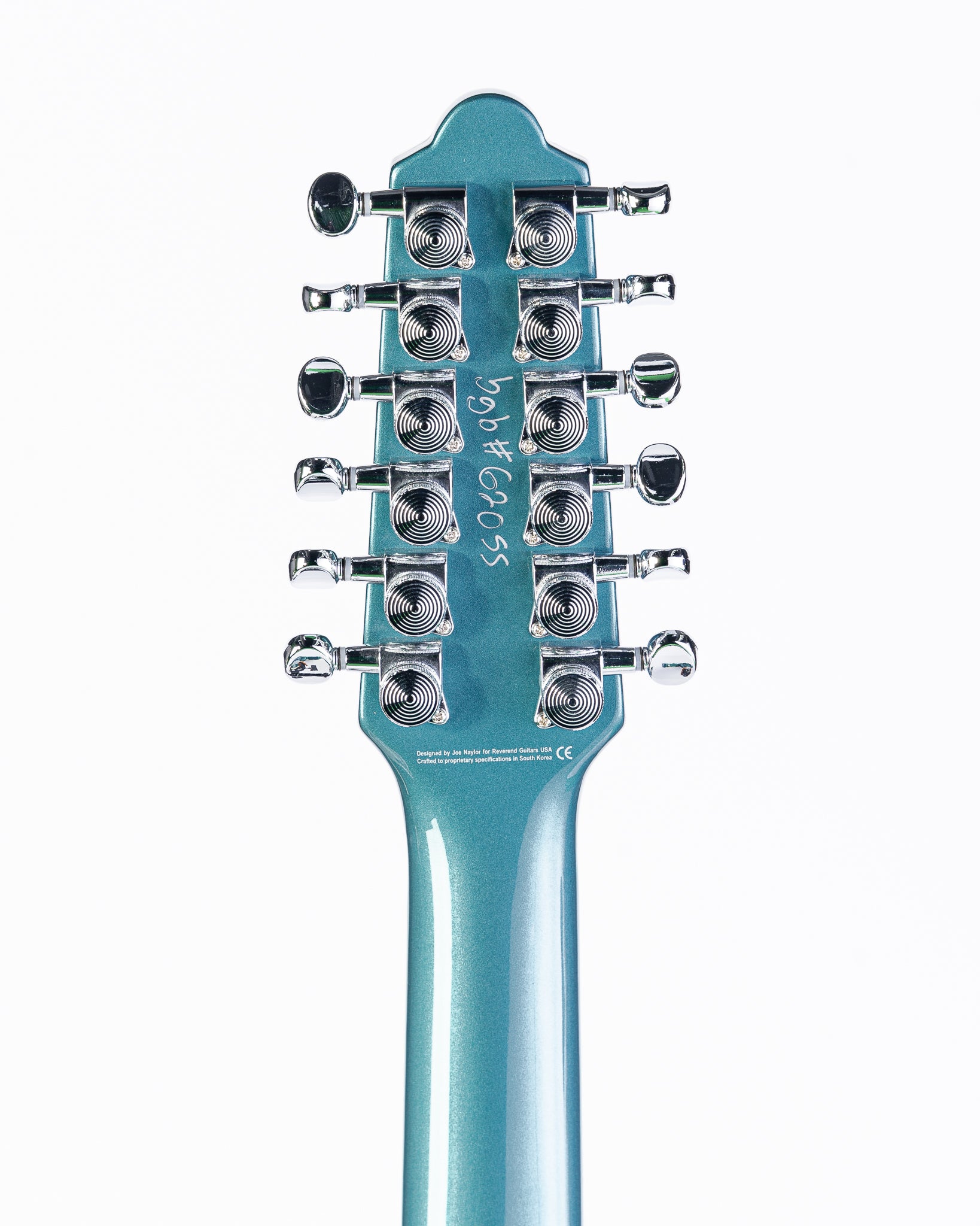 Reverend Set-Neck Series Airwave 12 Semi-Hollow 12-String Electric Guitar - Deep Sea Blue