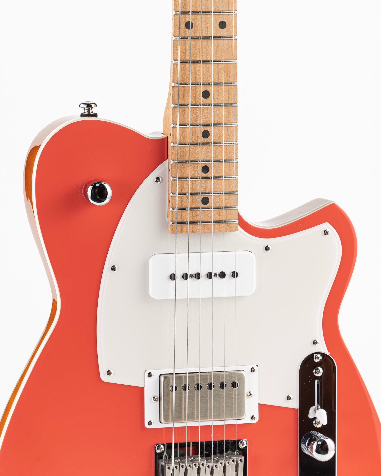 Reverend Bolt-On Series Charger H90 Electric Guitar - Feisty Red