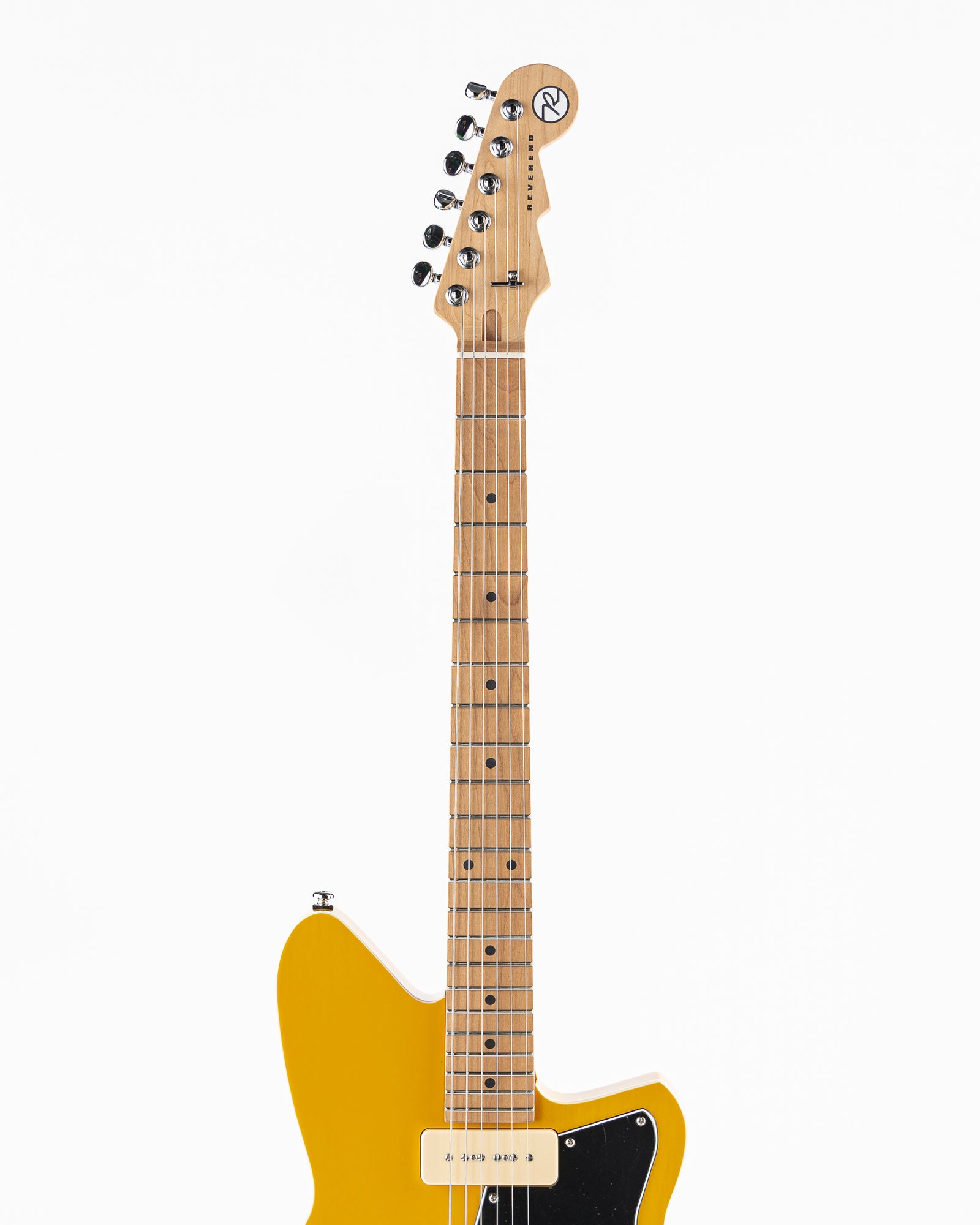 Reverend Bolt-On Series Jetstream 290 Bigsby Electric Guitar - Transparent Vintage Yellow