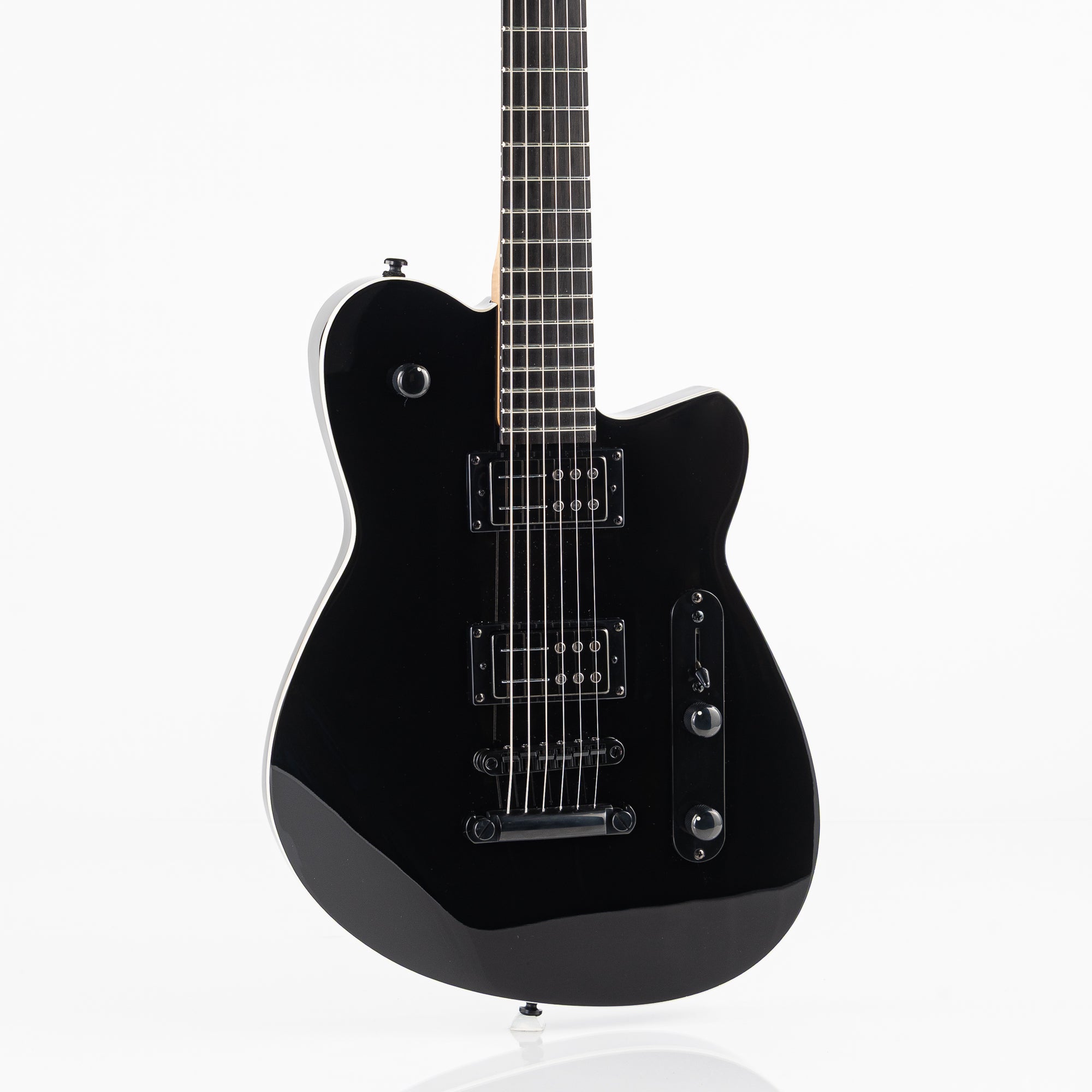 Reverend Charger RA Blackout Edition Electric Guitar - Midnight Black