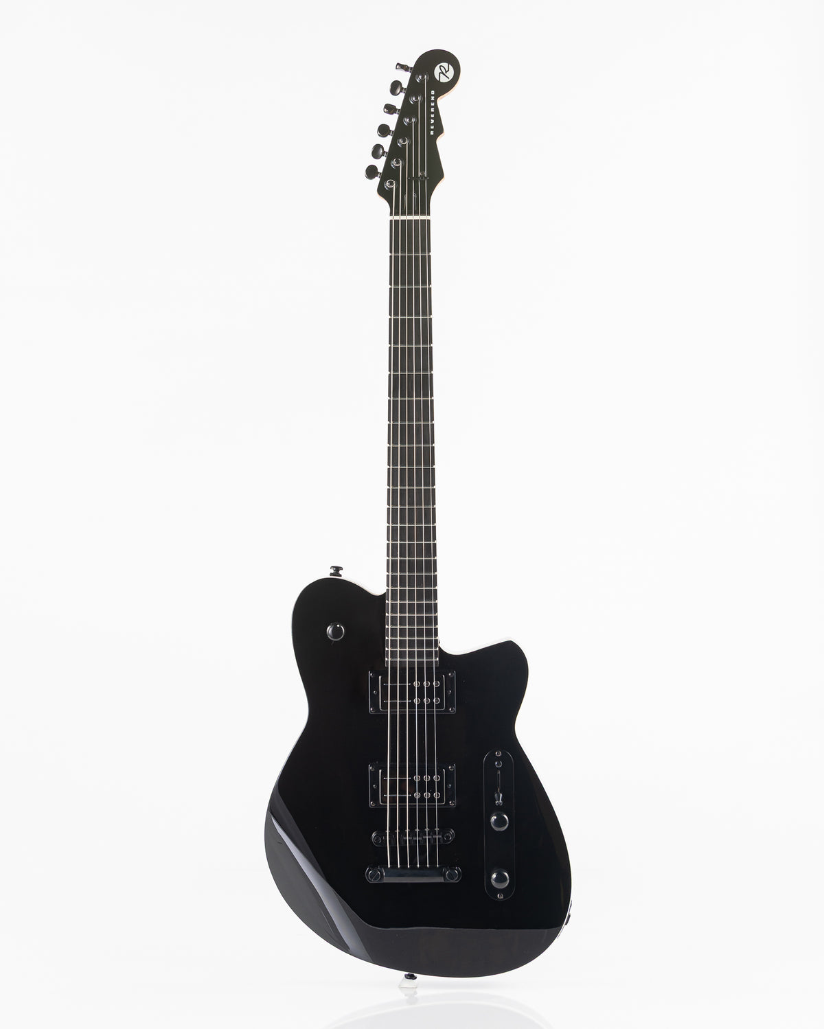 Reverend Charger RA Blackout Edition Electric Guitar - Midnight Black