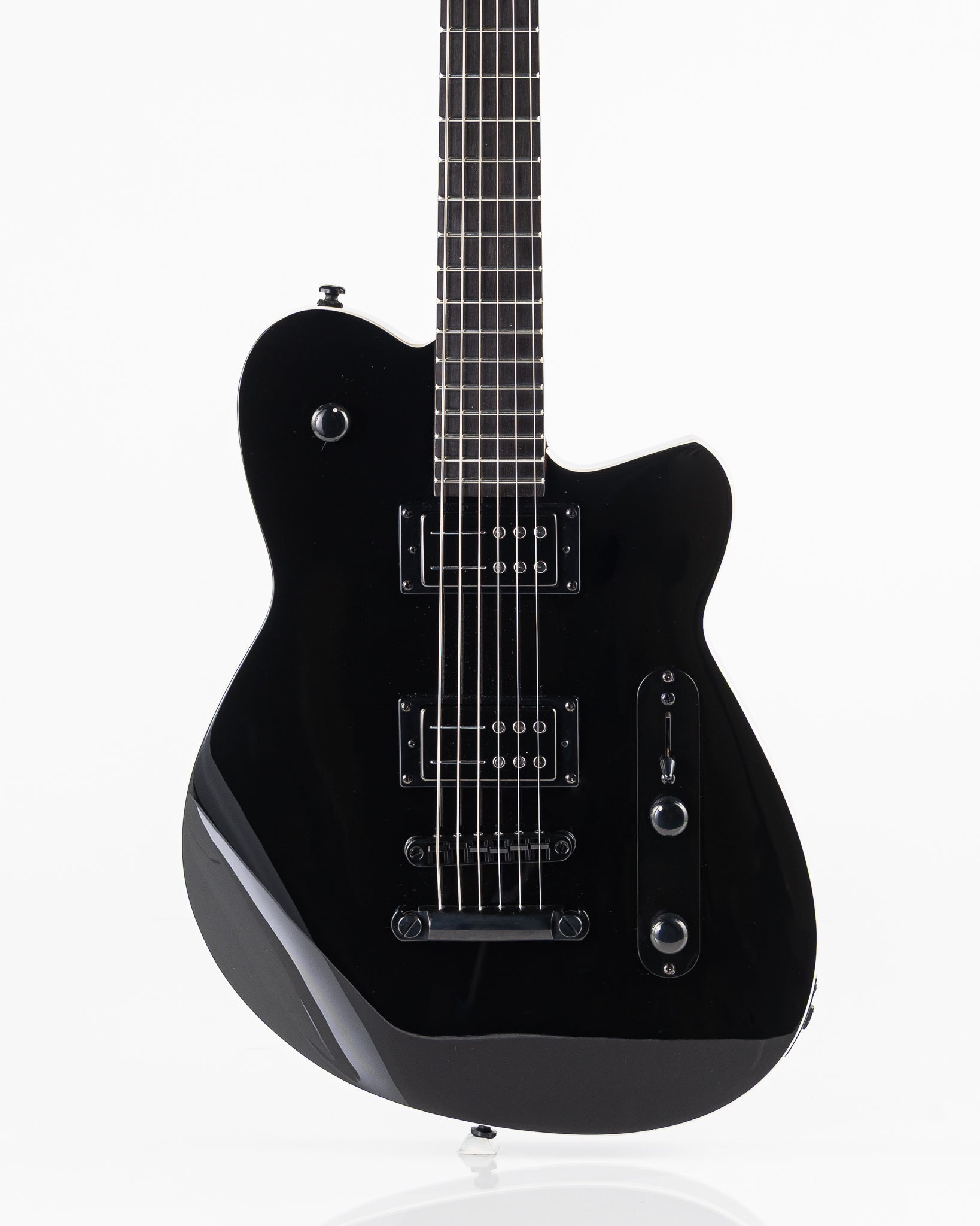 Reverend Charger RA Blackout Edition Electric Guitar - Midnight Black