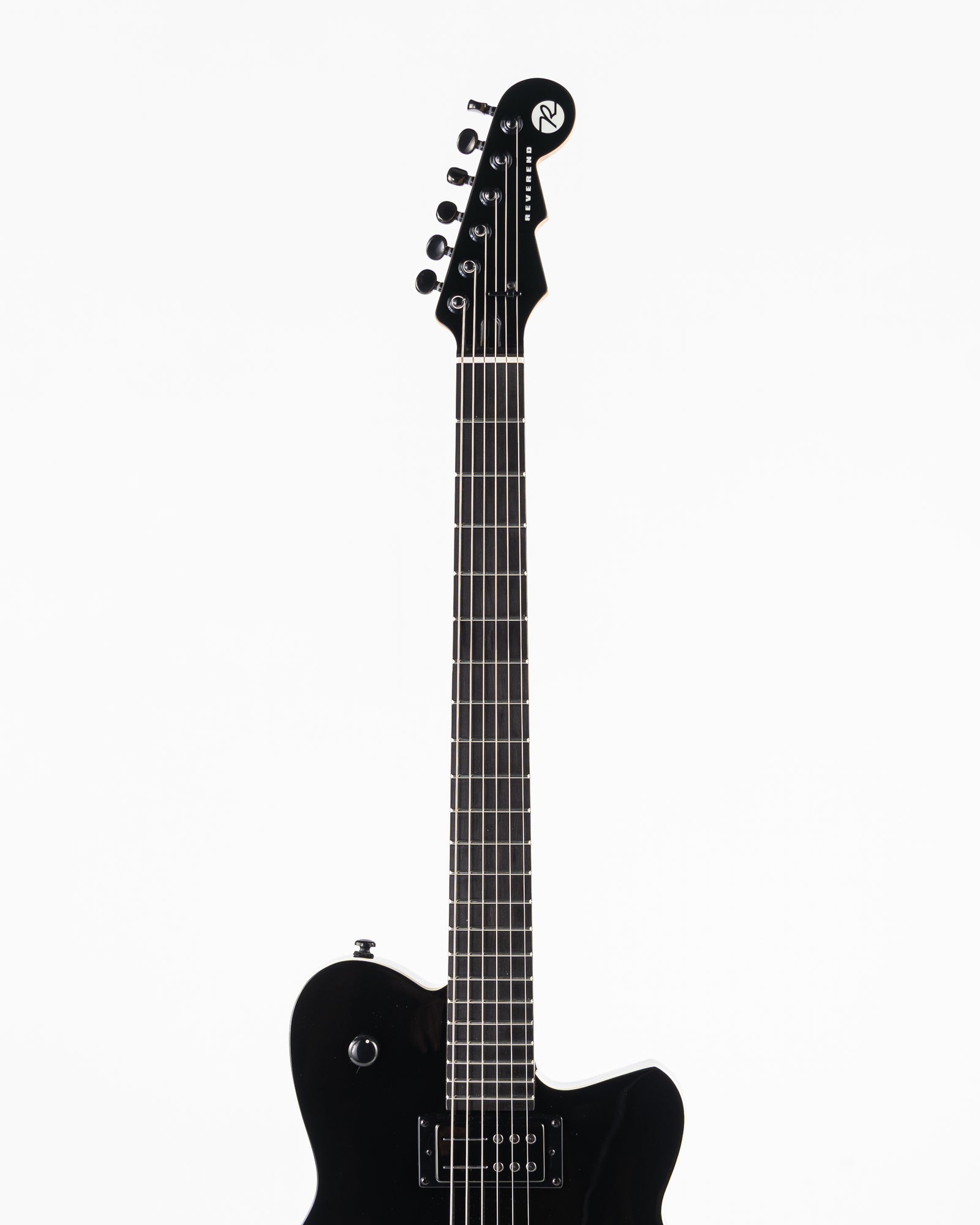 Reverend Charger RA Blackout Edition Electric Guitar - Midnight Black