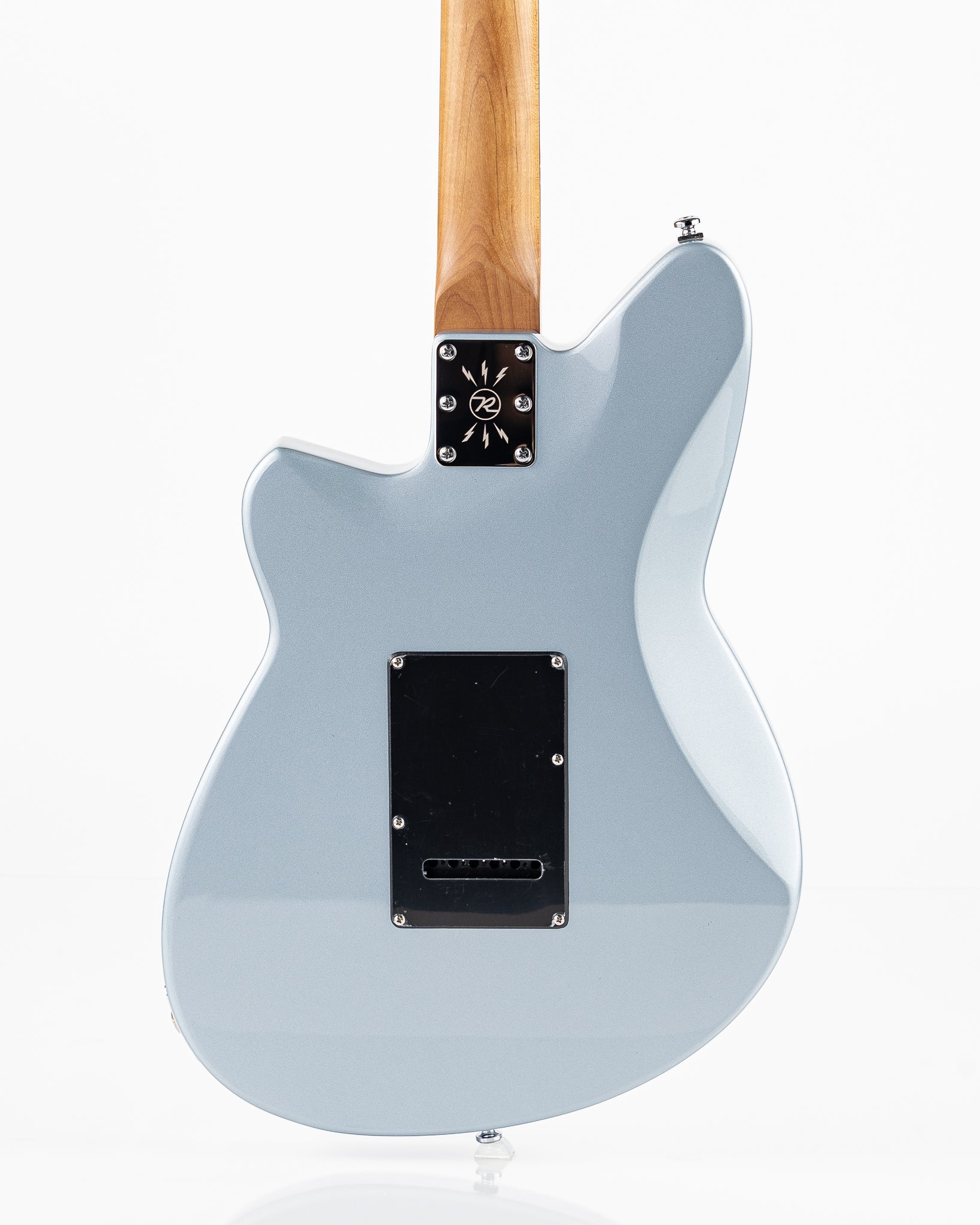 Reverend Bolt-On Series Double Agent W Electric Guitar - Metallic Silver Freeze